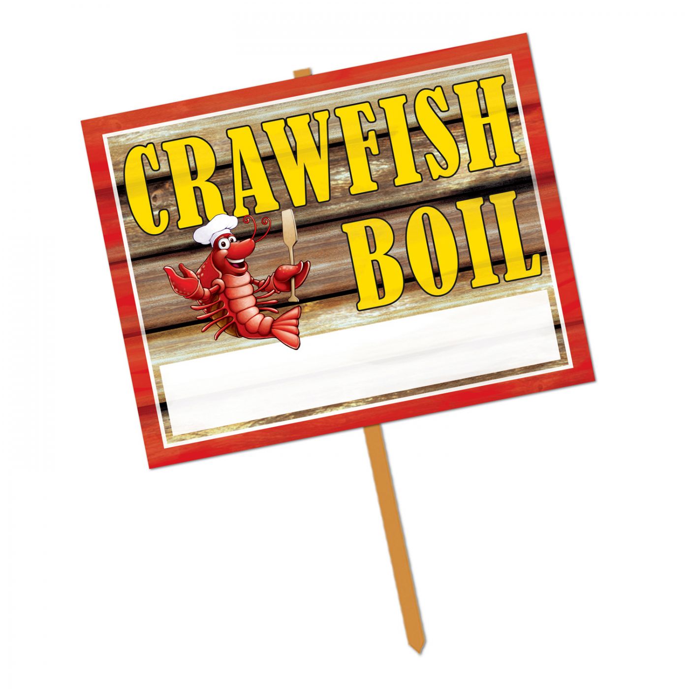 Crawfish Boil Yard Sign (6) image