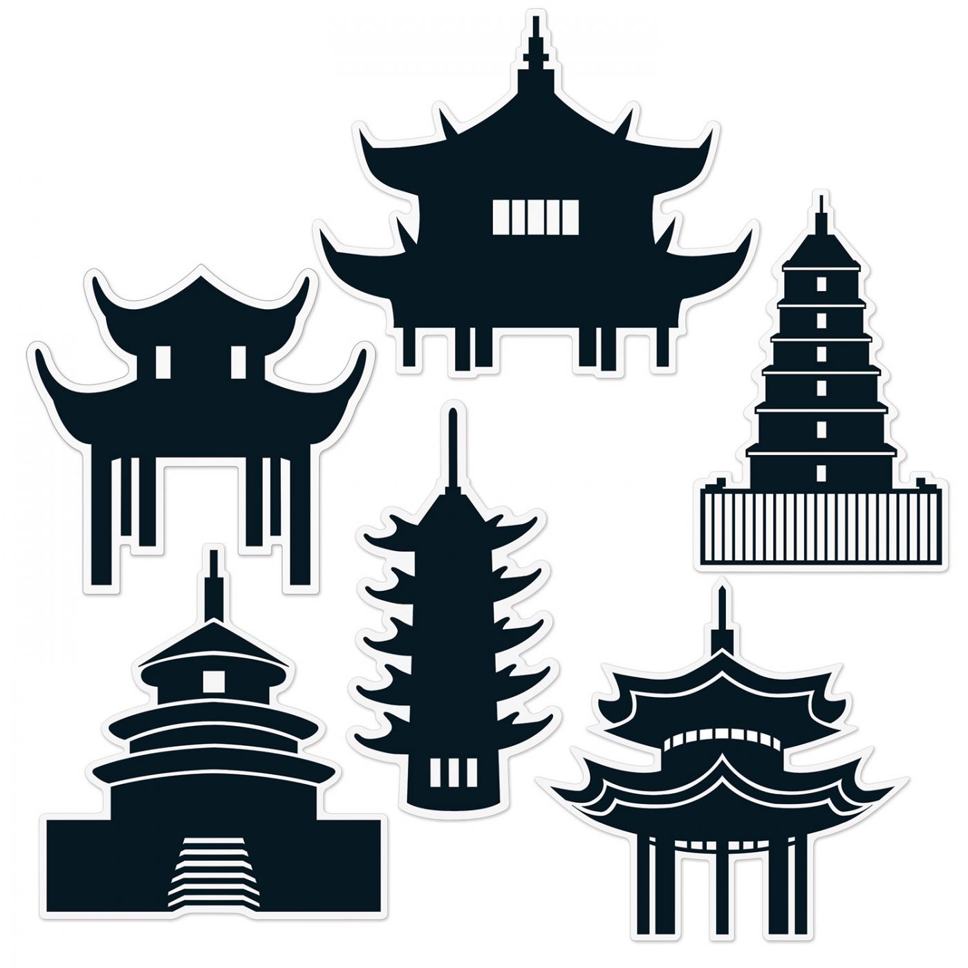 Pagoda Silhouettes image