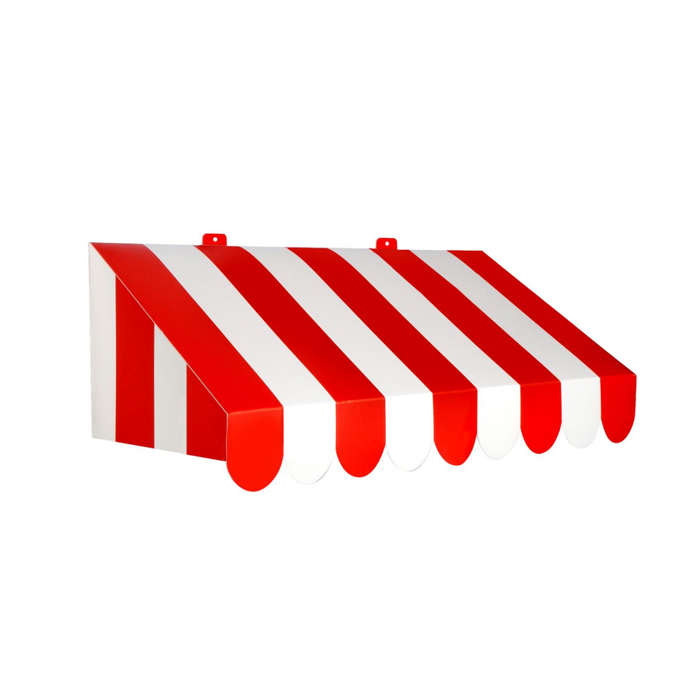 Image of 3-D Red & White Awning Wall Decoration (6)