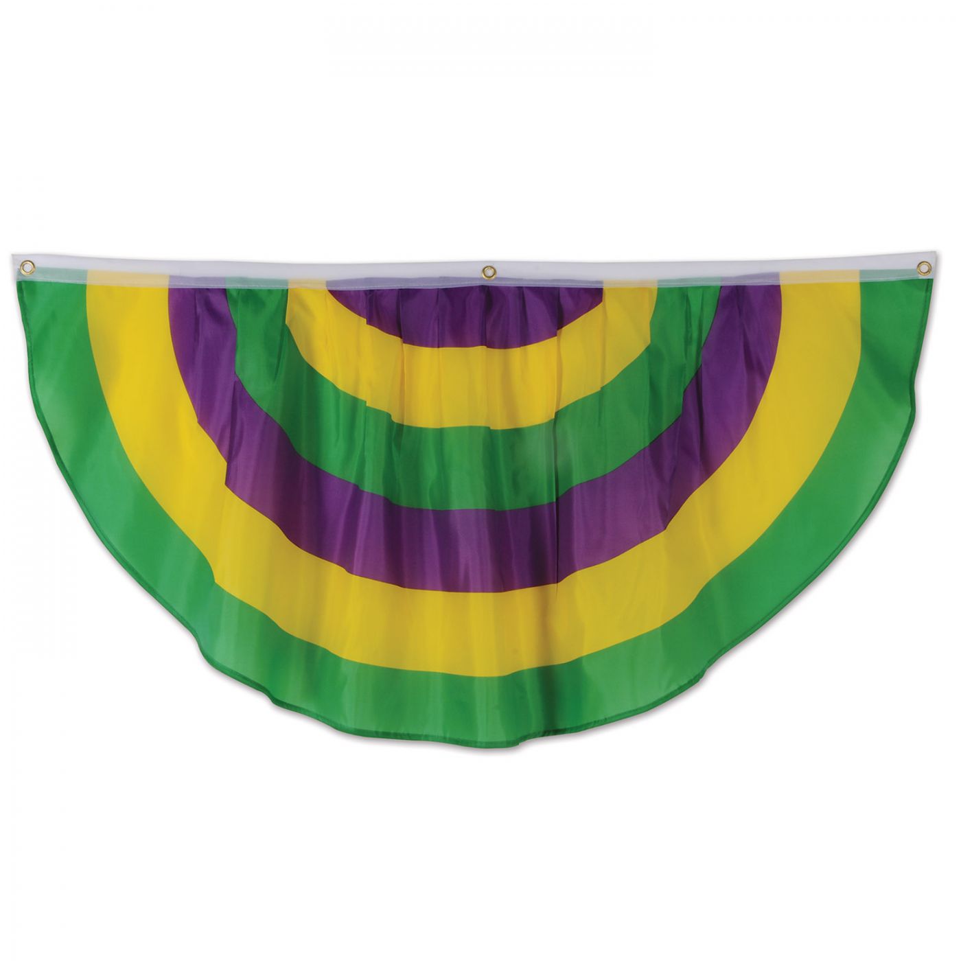 Mardi Gras Fabric Bunting (6) image