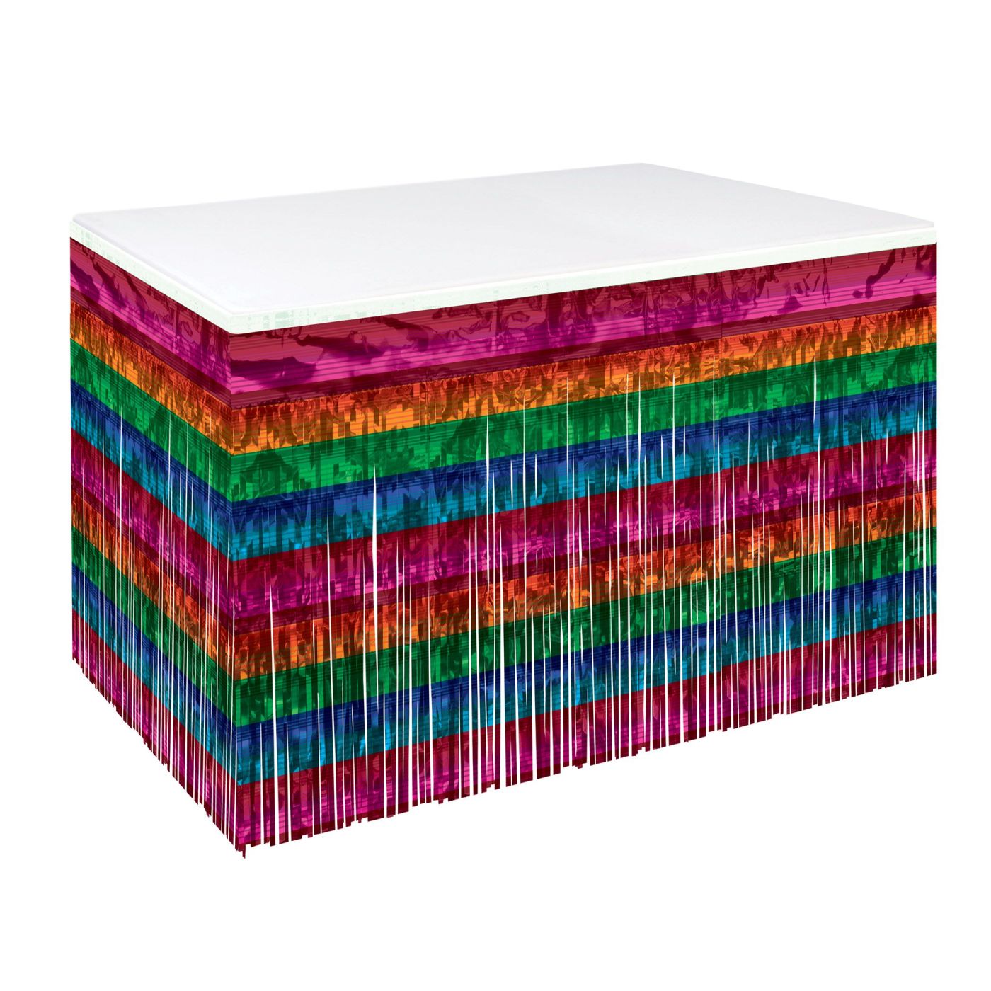 Pkgd 1-Ply Metallic Table Skirting (6) image