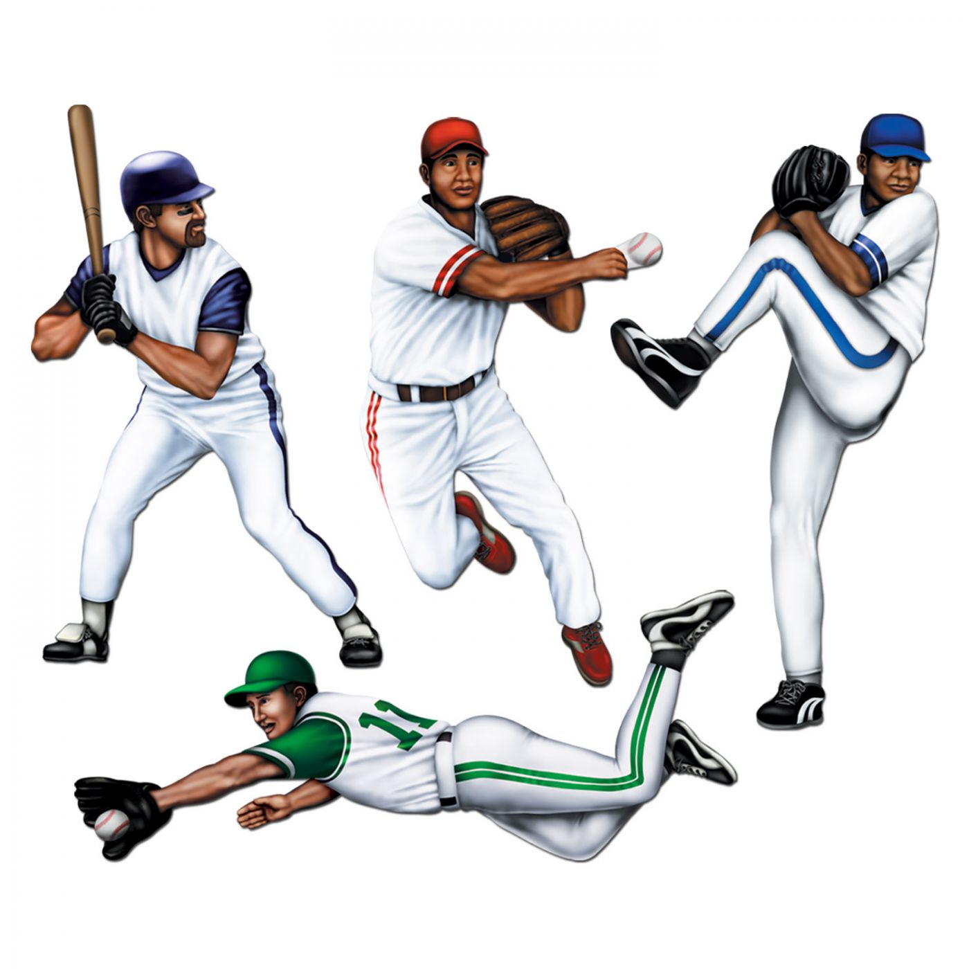 Image of Baseball Cutouts