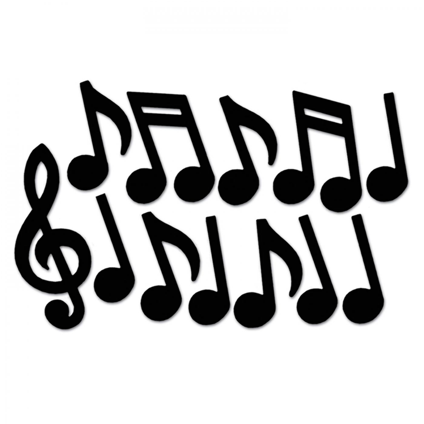 Musical Notes Silhouettes image