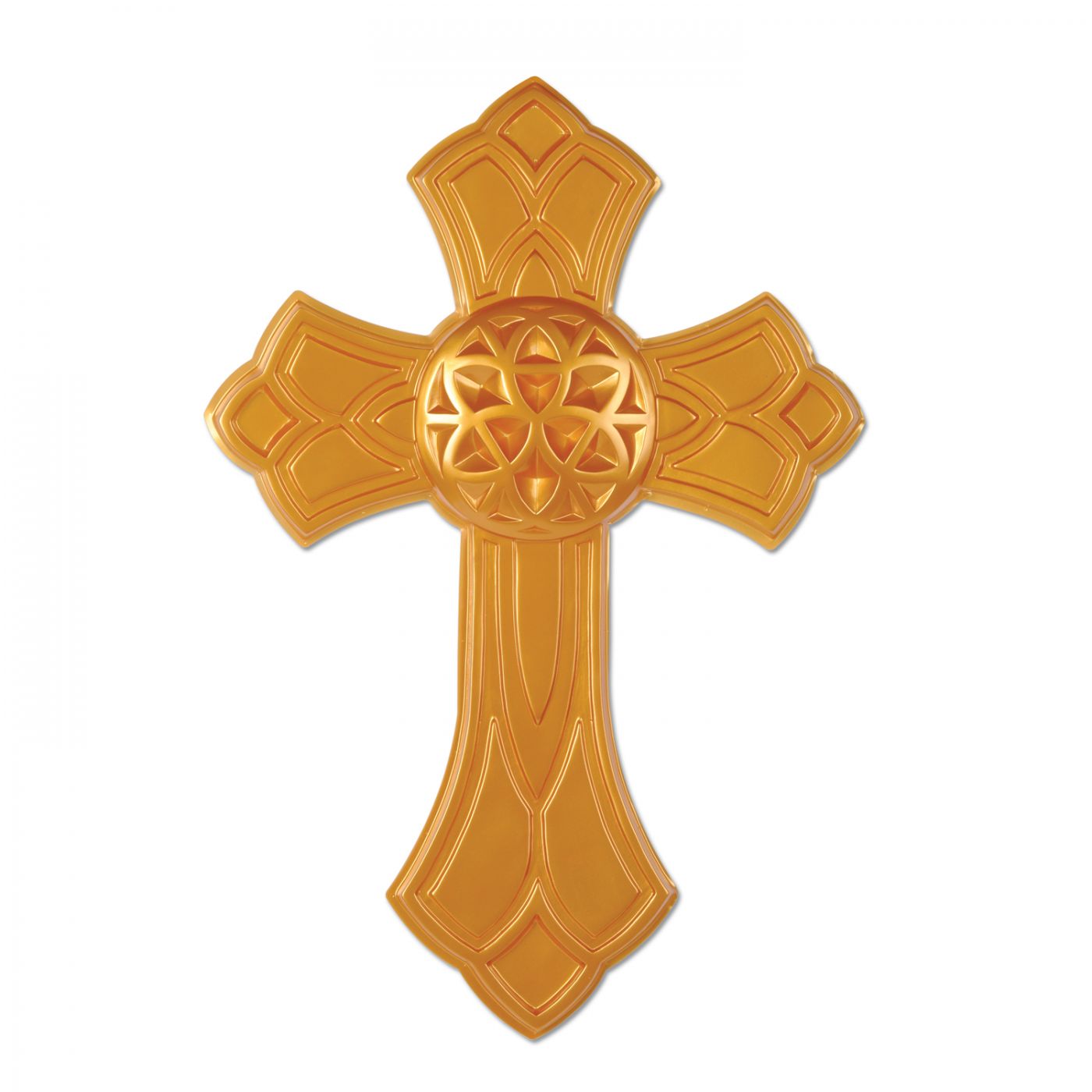Gold Plastic Cross (24) image