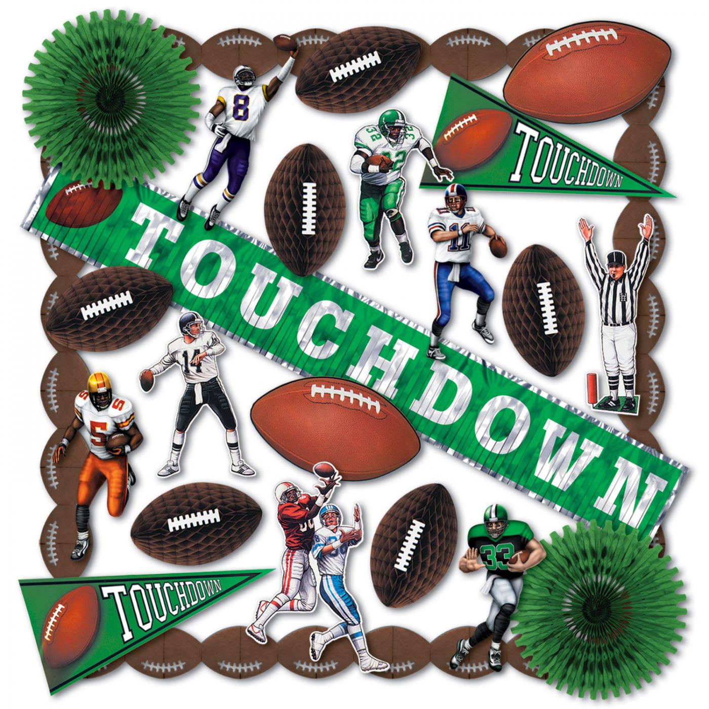 Touchdown Decorating Kit - 25 Pcs (1) image