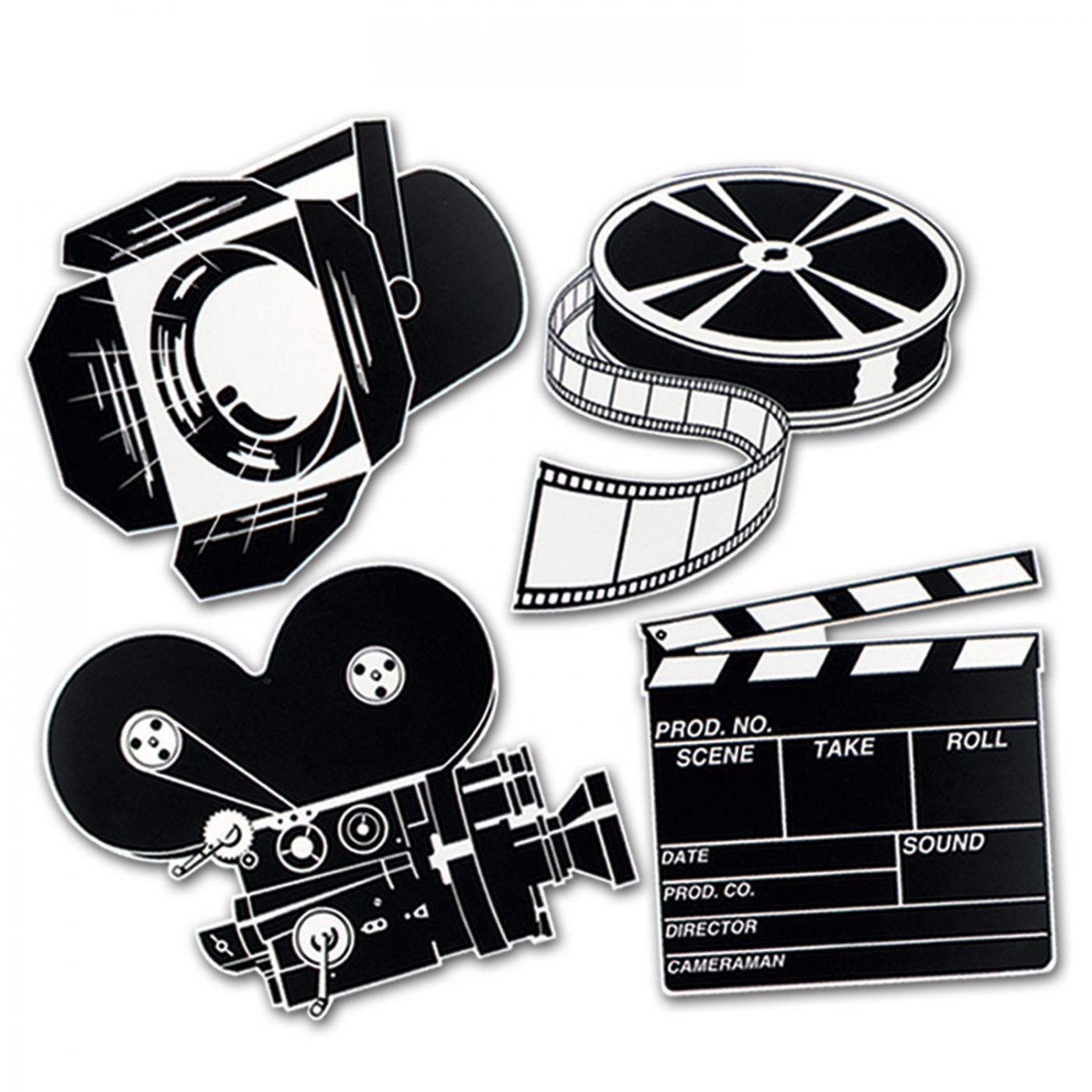 Movie Set Cutouts (12) image