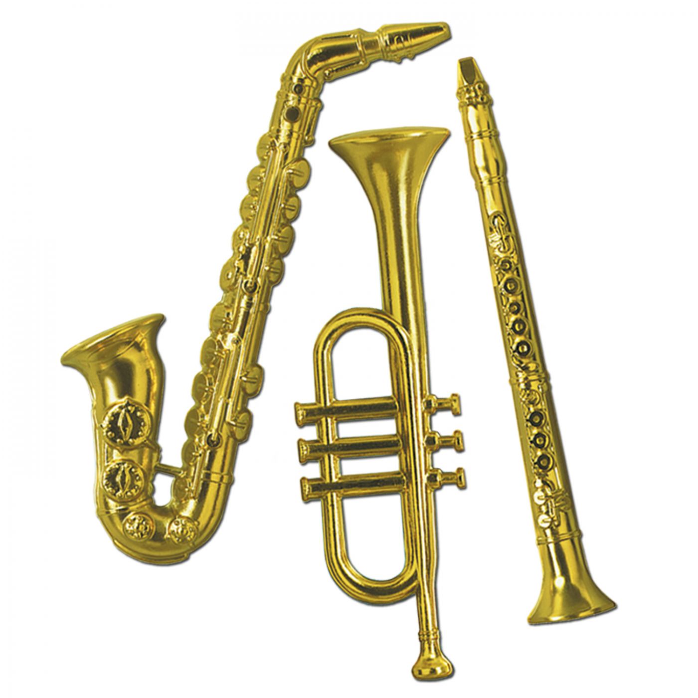 Gold Plastic Musical Instruments image