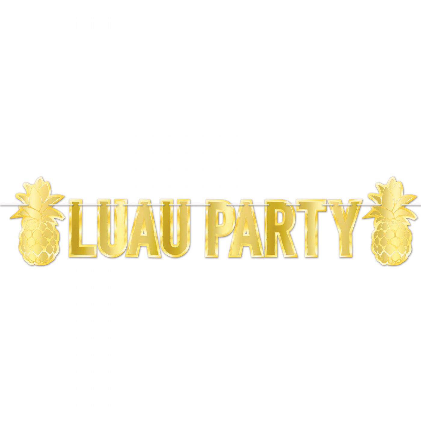 Foil Luau Party Streamer (12) image