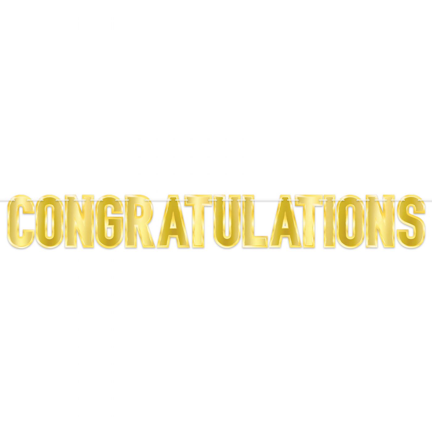 Foil Congratulations Streamer (12) image
