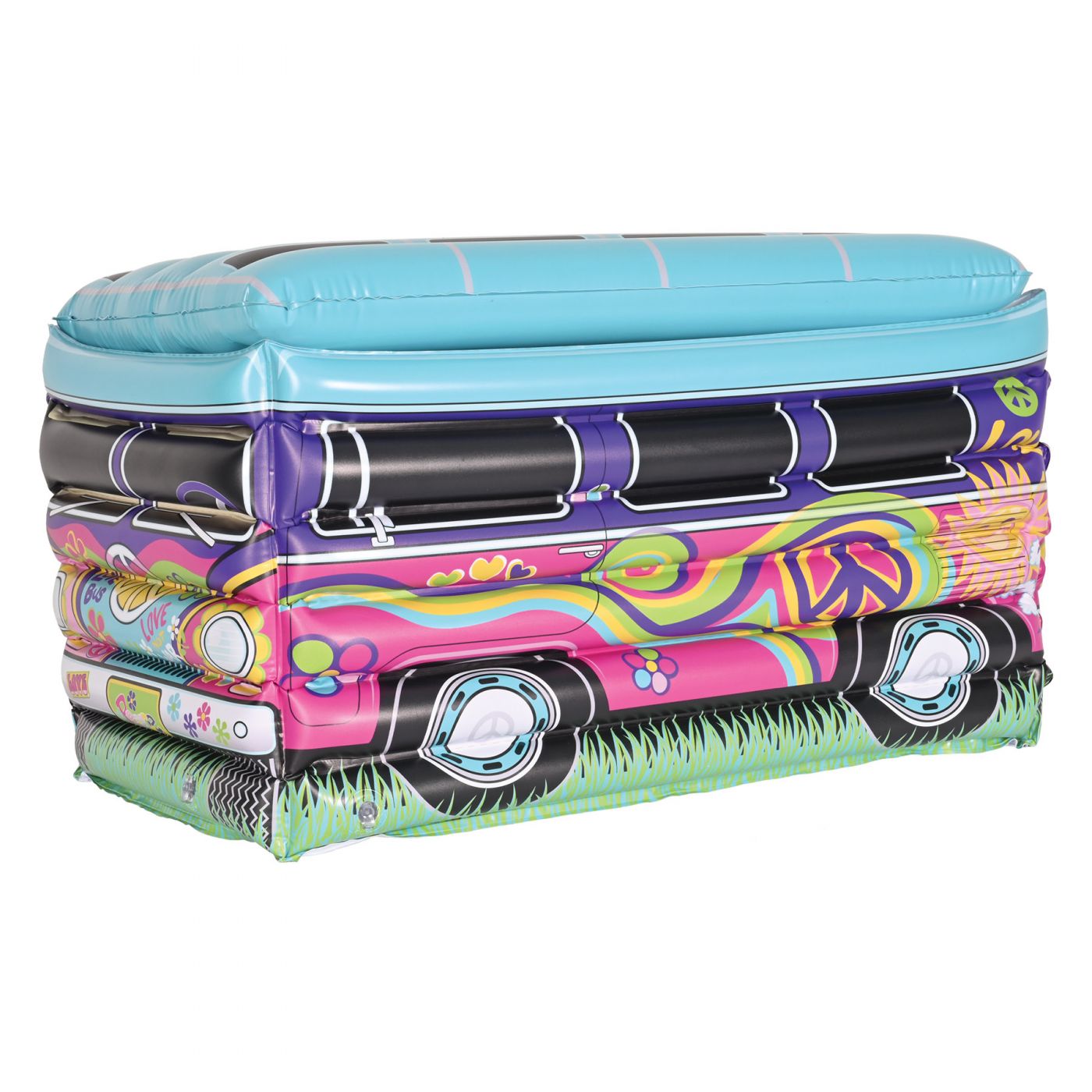 Inflatable Hippie Bus Cooler (1) image