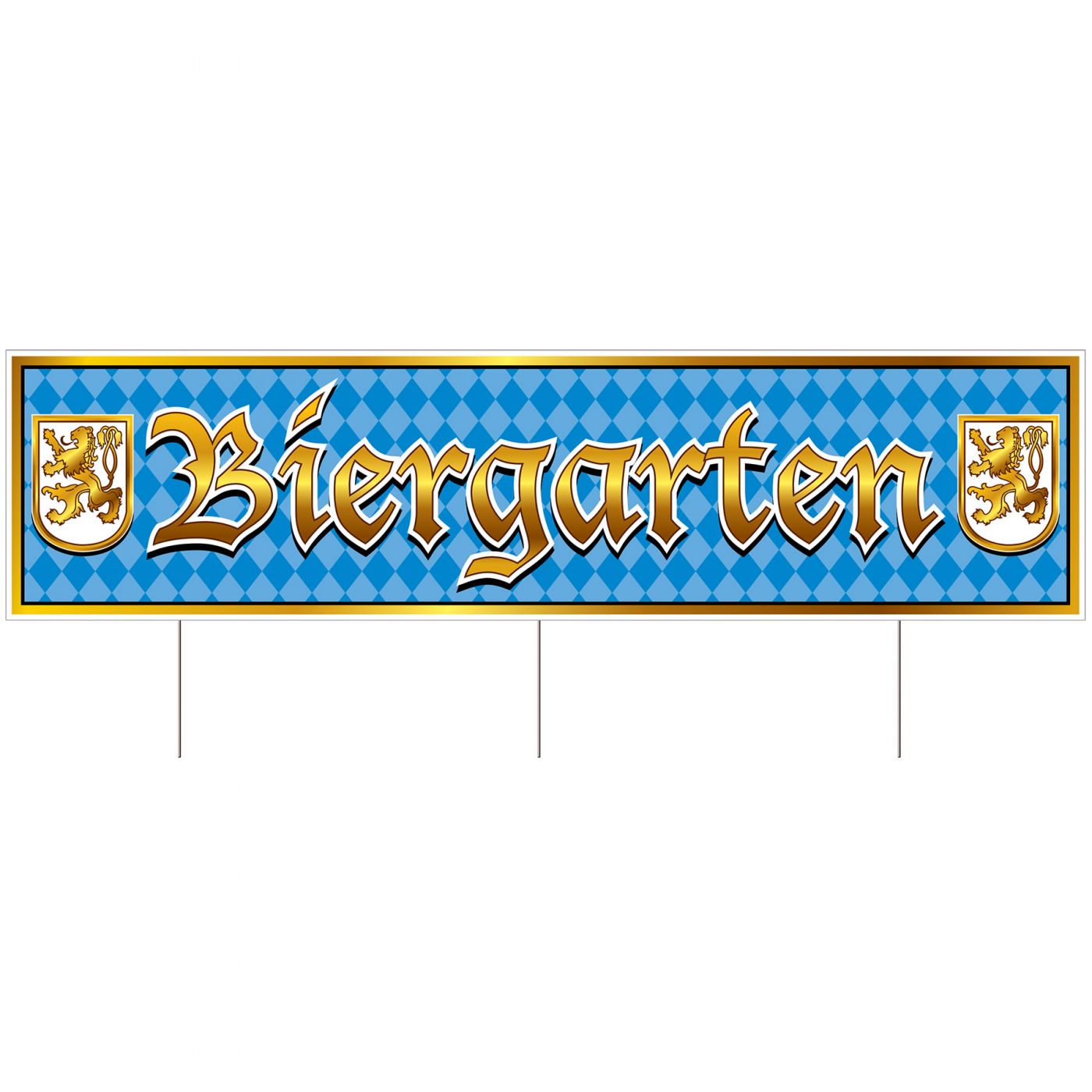 Plastic Jumbo Biergarten Yard Sign (6) image