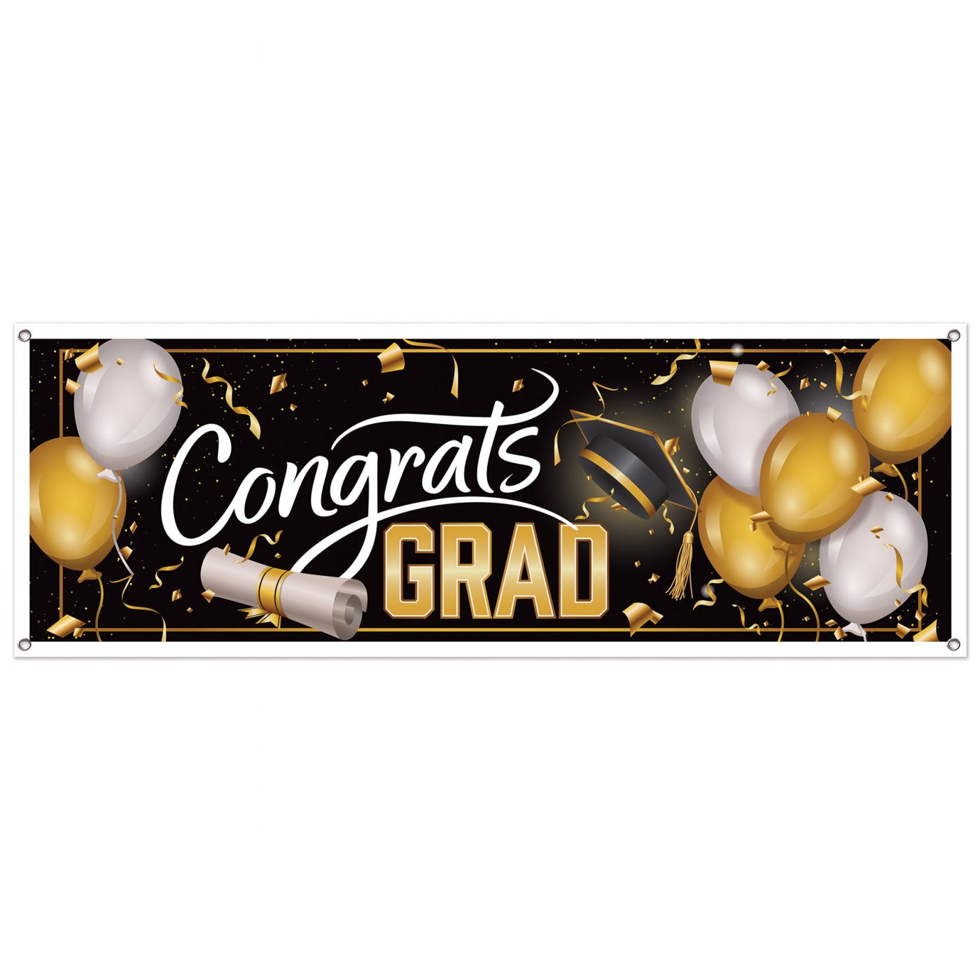 Congrats Grad Sign Banner (12) image