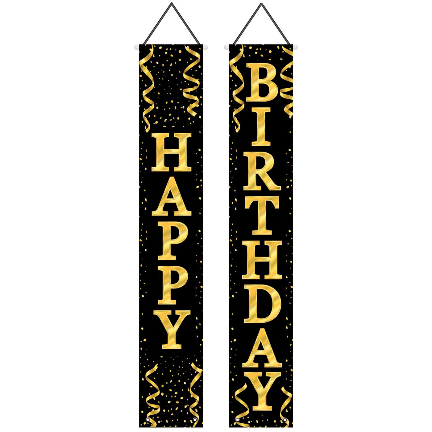 Happy Birthday Fabric Door Panel Set (12) image
