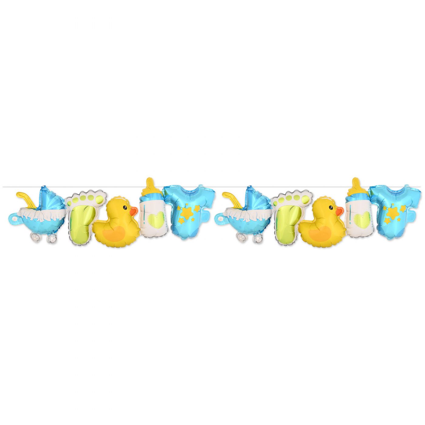 Baby Boy Balloon Streamers (6) image