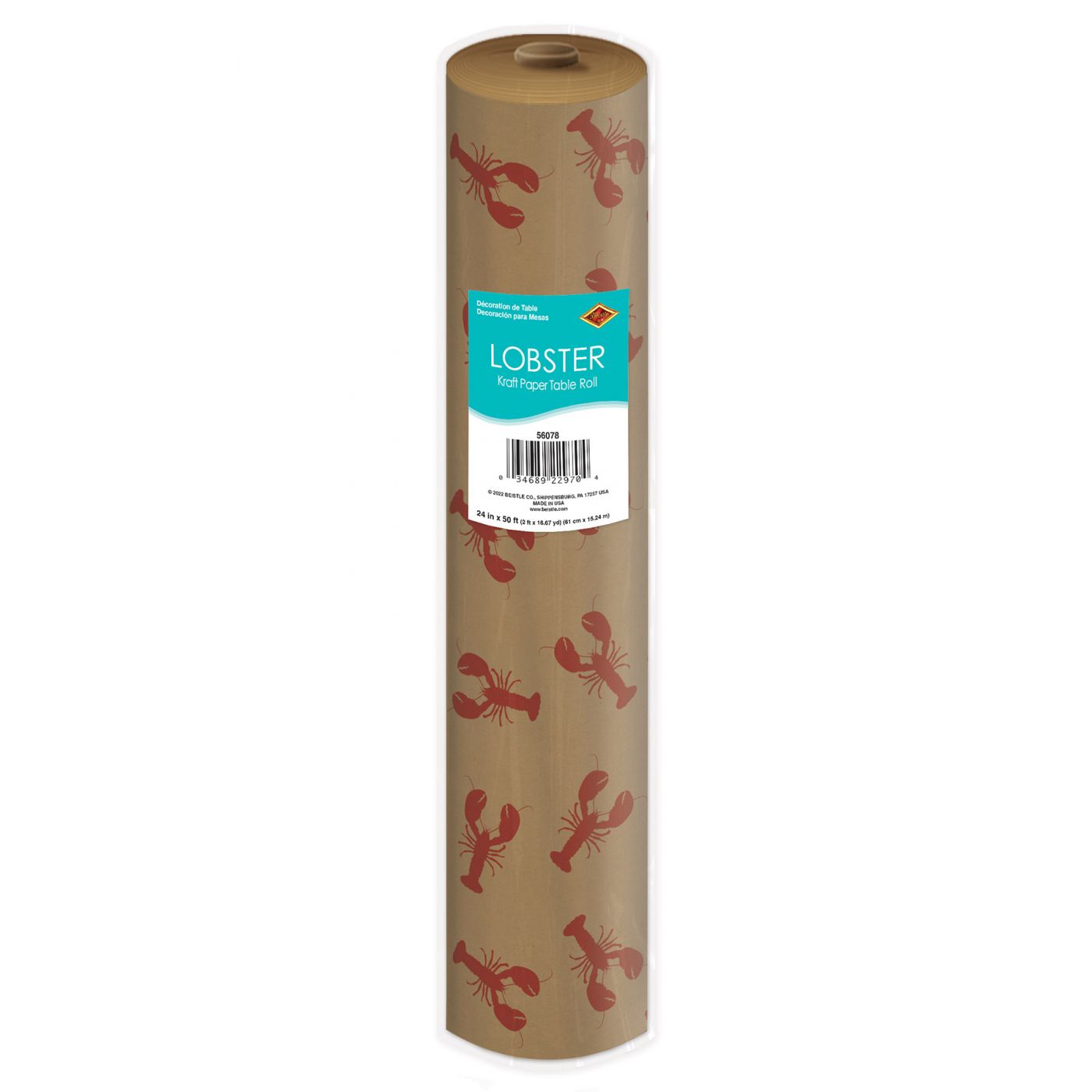 Lobster Kraft Paper Table Roll (6) image