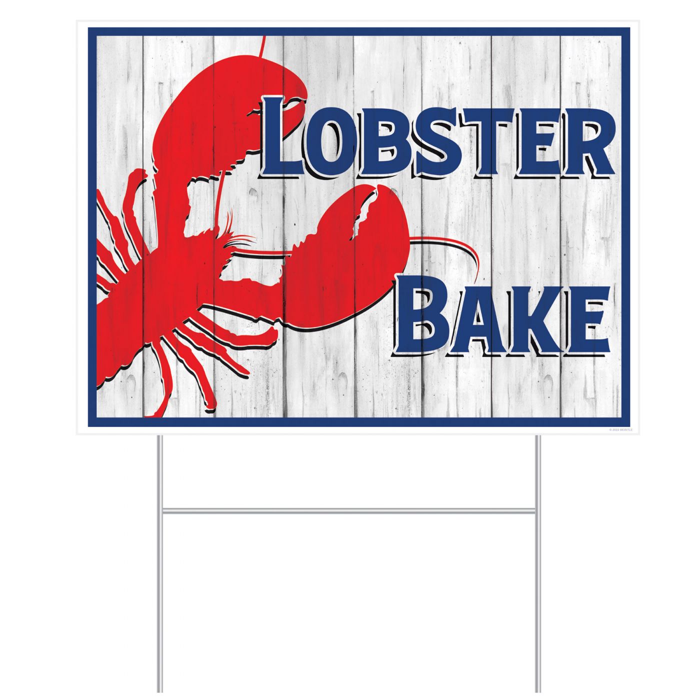 Plastic Lobster Bake Yard Sign (6) image