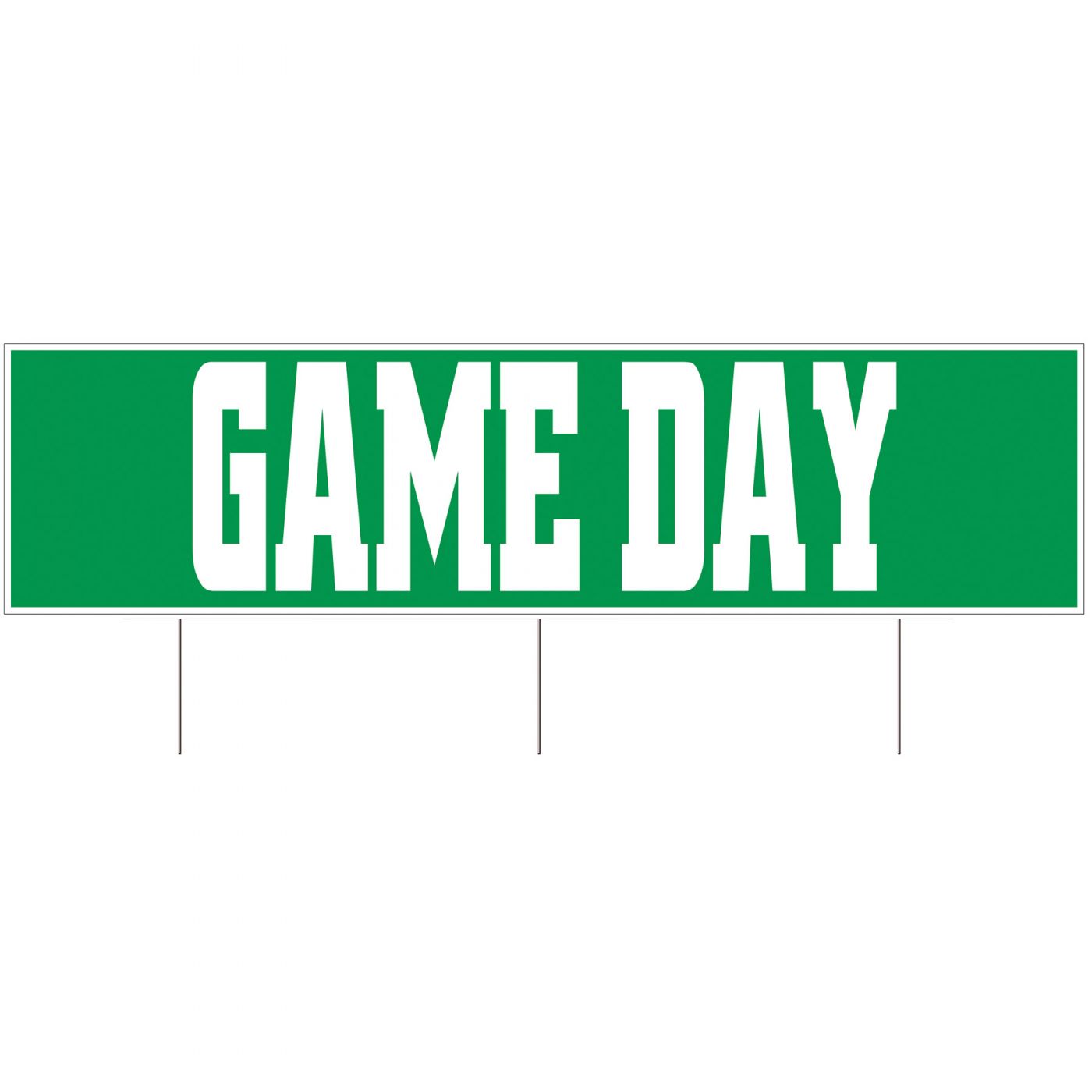 Plastic Jumbo Game Day Yard Sign (6) image