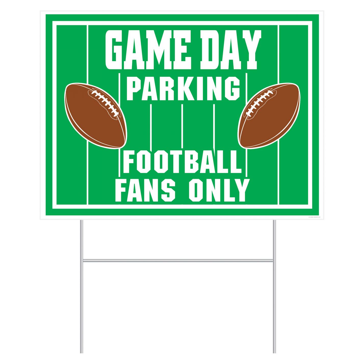 Plastic Game Day Parking Yard Sign (6) image
