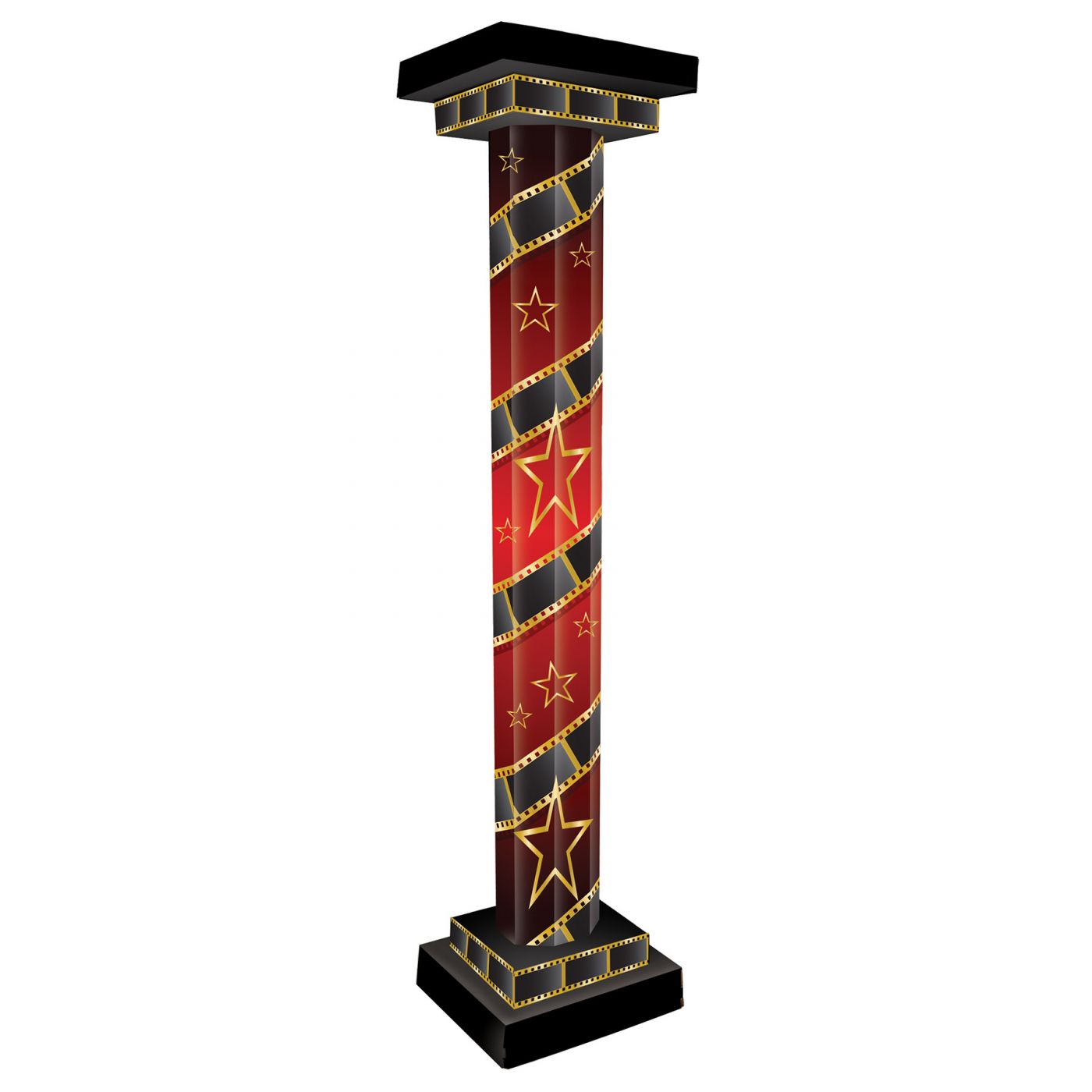 Red Carpet 3-D Tall Column Props (1) image