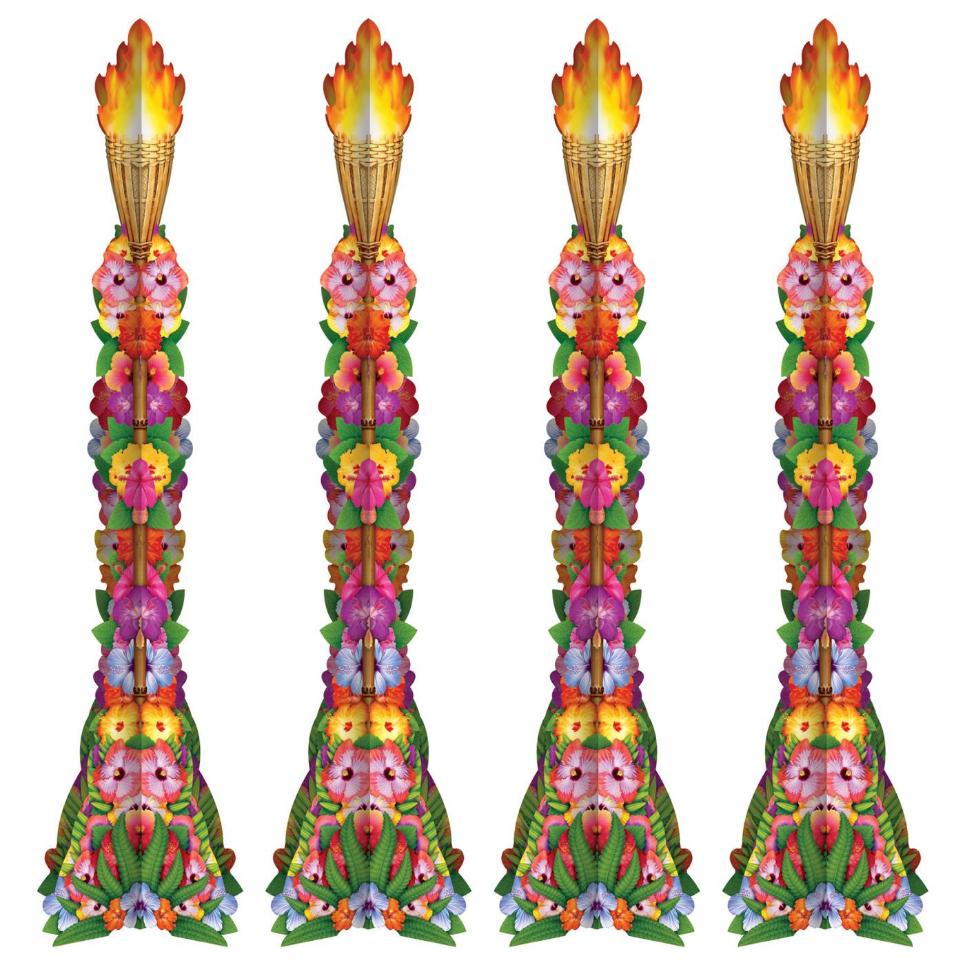 Luau 3-D Tiki Torch Props (1) image