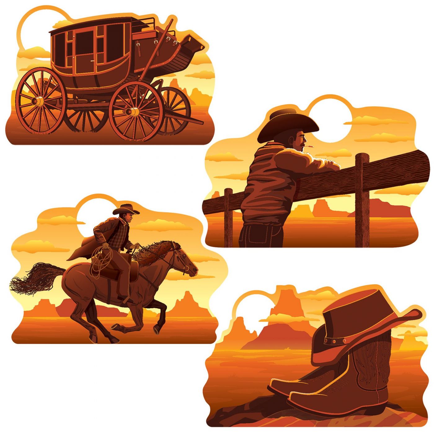 Wild West Cutouts (12) image