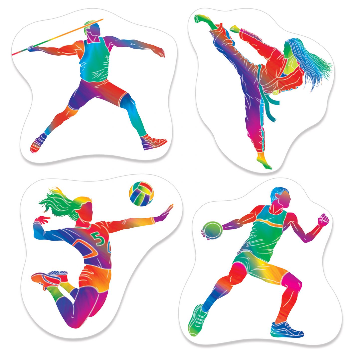 Summer Sports Cutouts (12) image