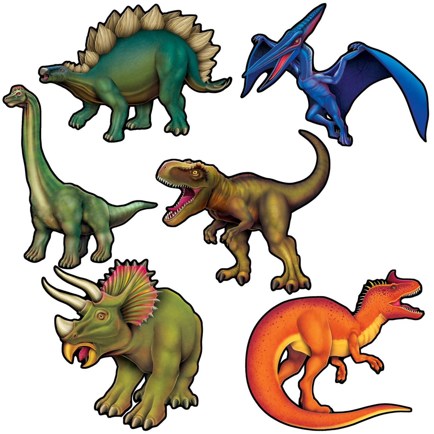 Dinosaur Stickers (12) image