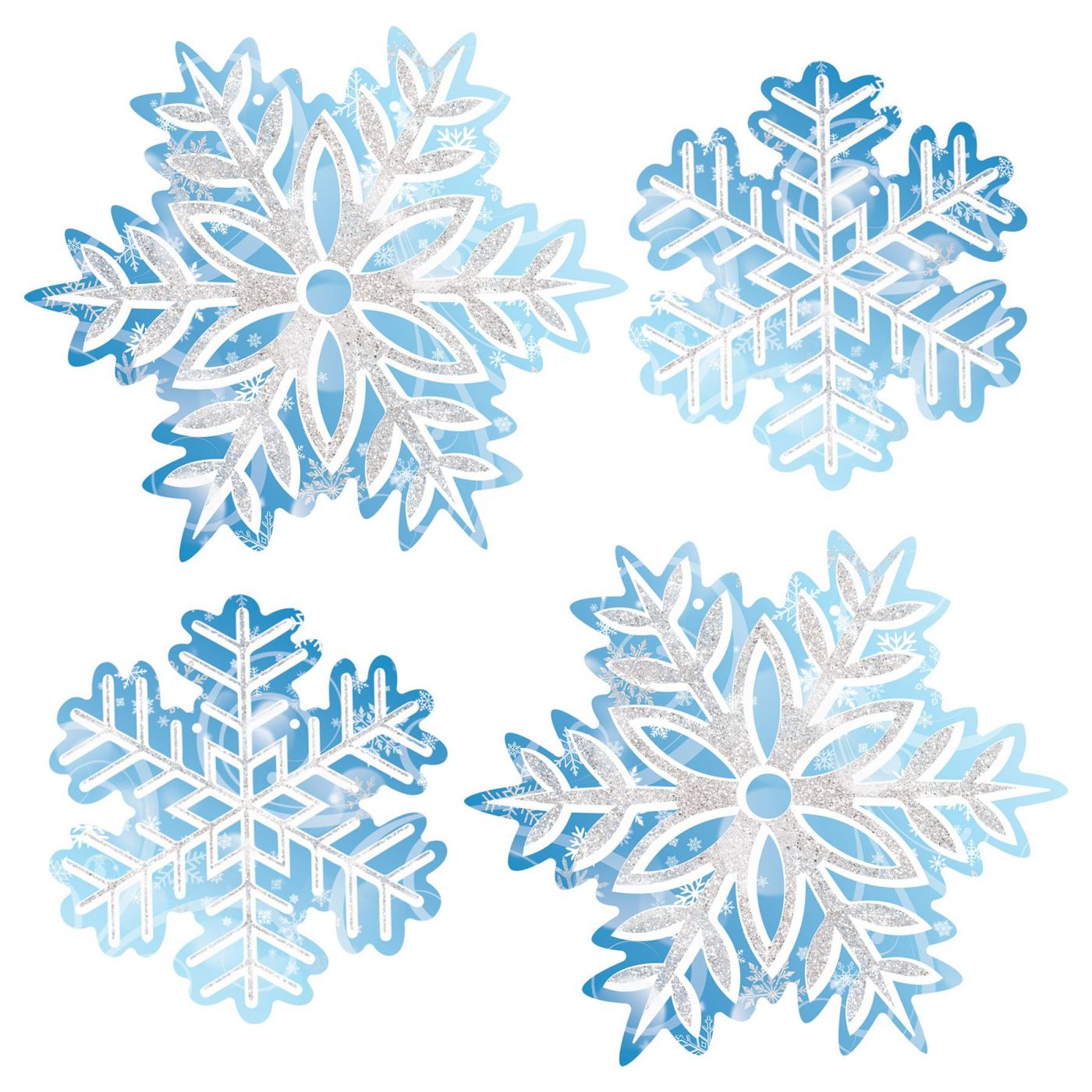 Winter Wonderland Hanging Snowflakes (1) image