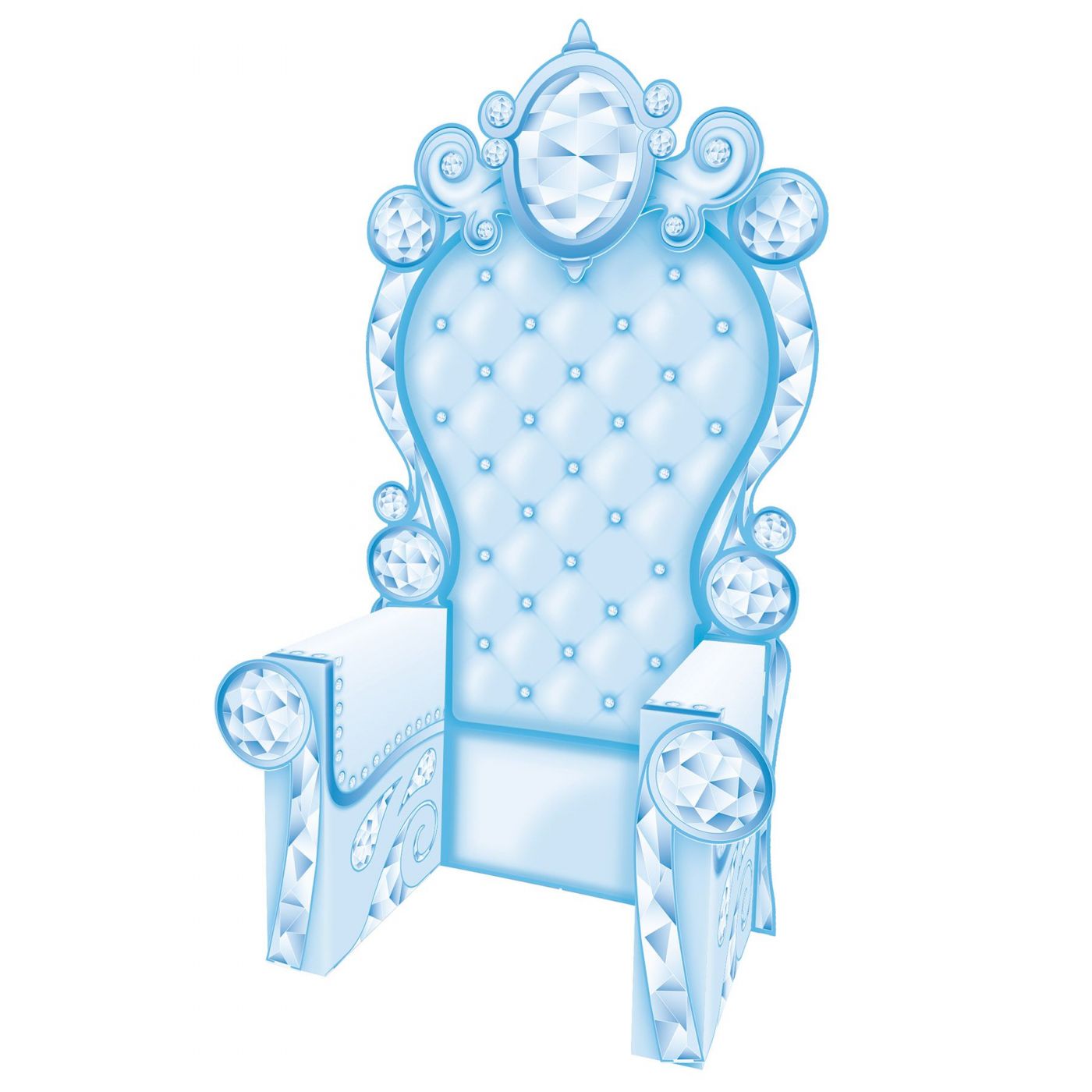 3-D Winter Wonderland Ice Crystal Throne Prop (4) image
