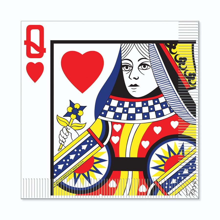 Queen of Hearts Luncheon Napkins (12) image