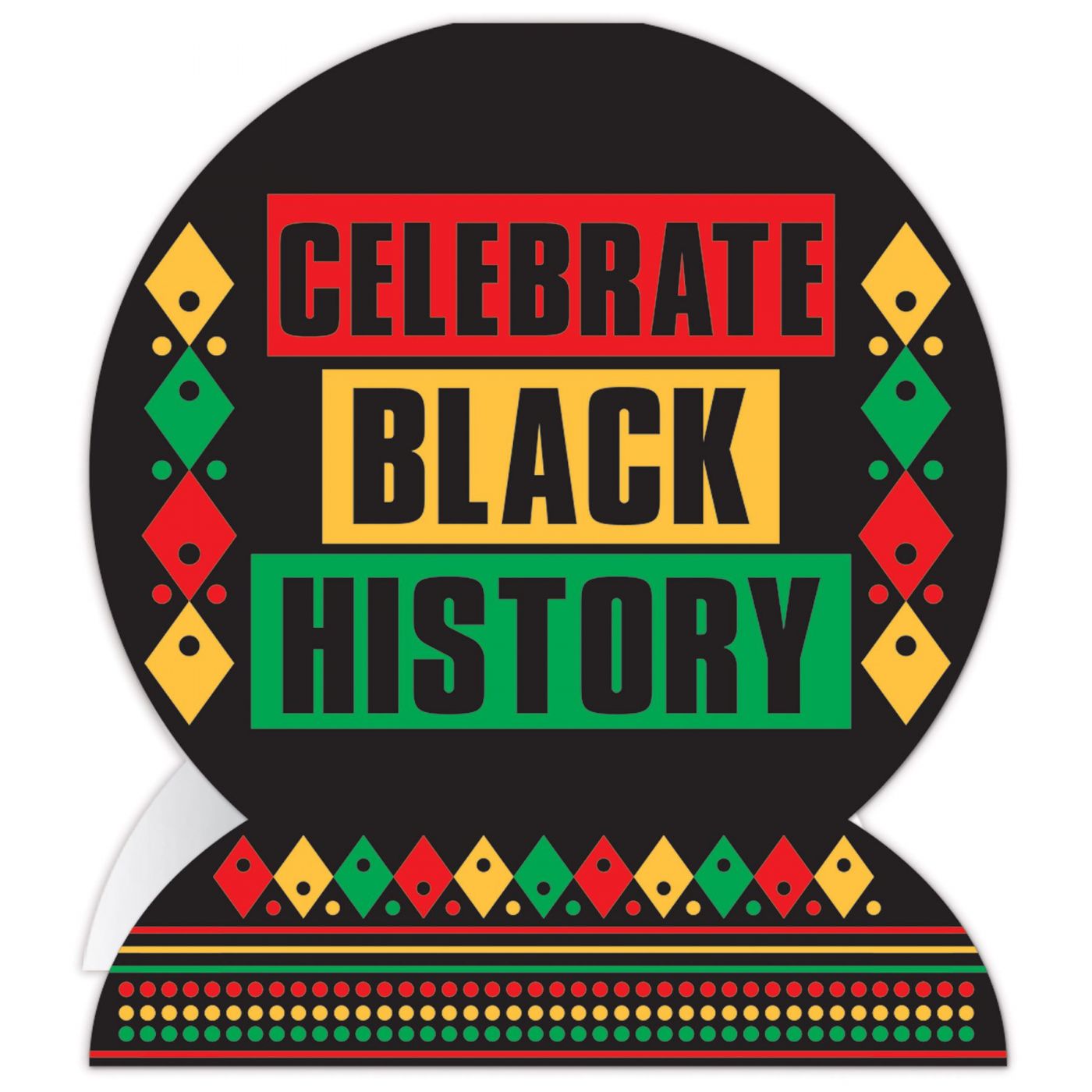3-D Celebrate Black History Centrepiece (12) image