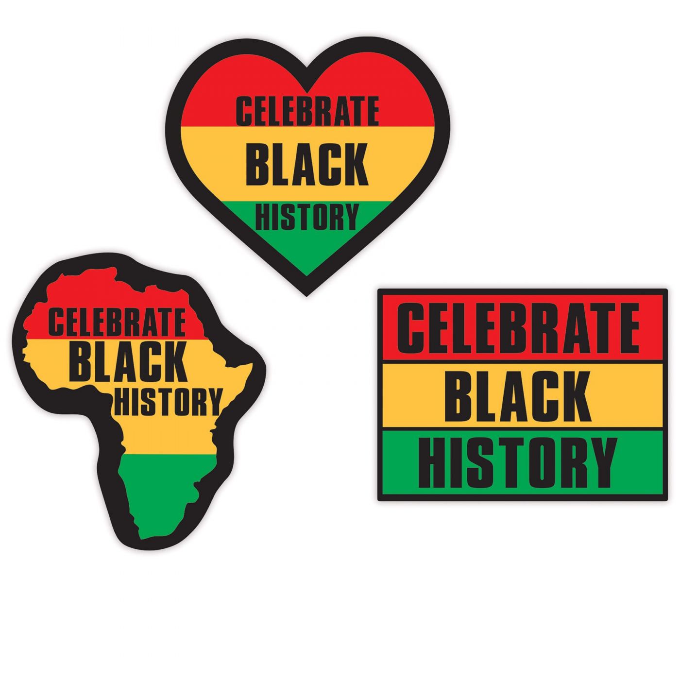Celebrate Black History Cutouts (12) image
