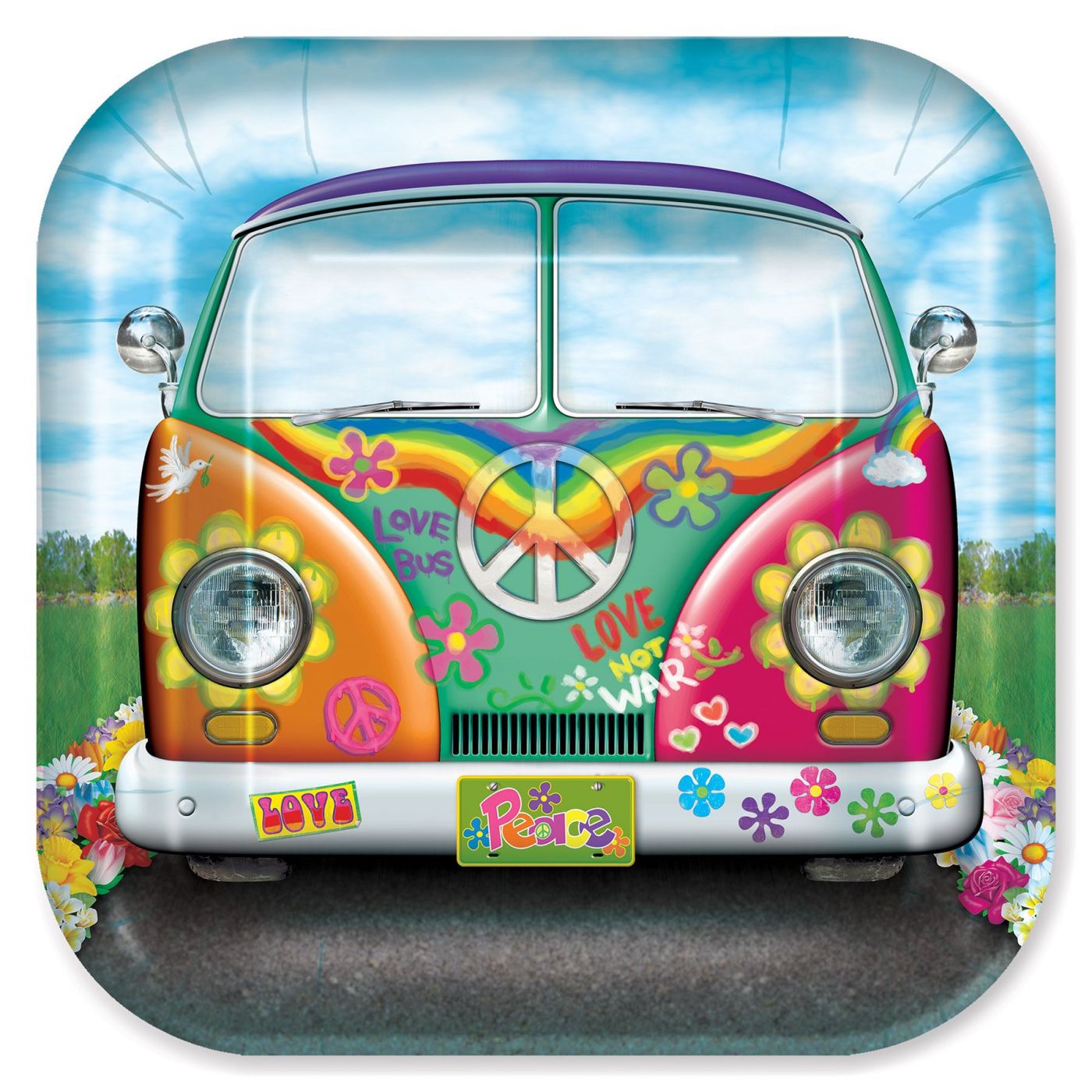 Hippie Bus Plates (12) image