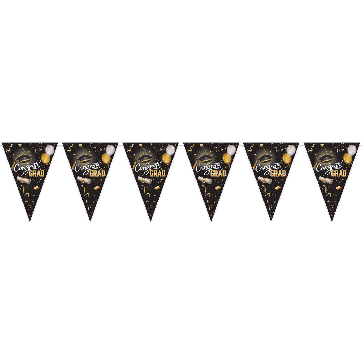 Graduation Oversized Pennant Banner (12) image
