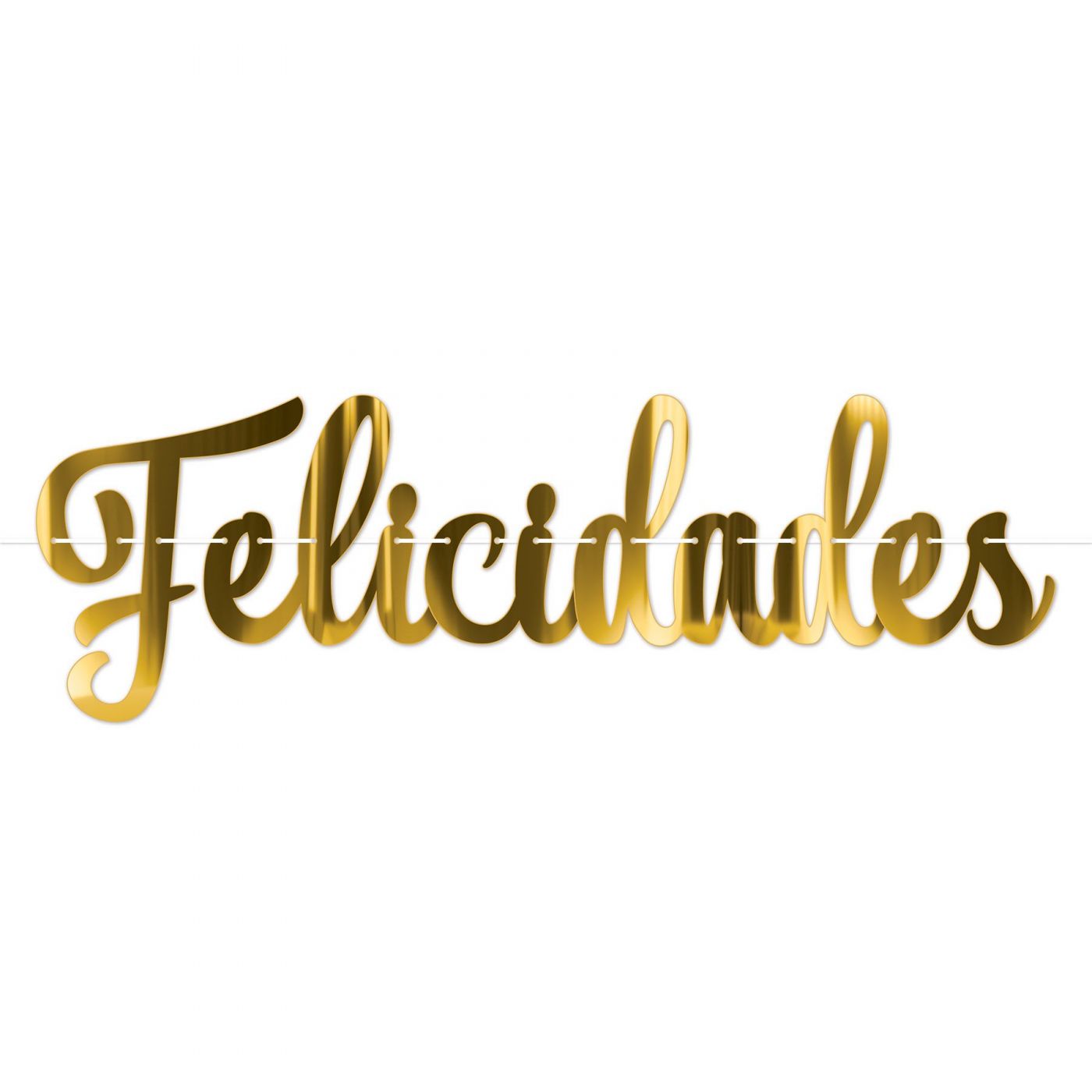 Foil Felicidades Streamer (12) image