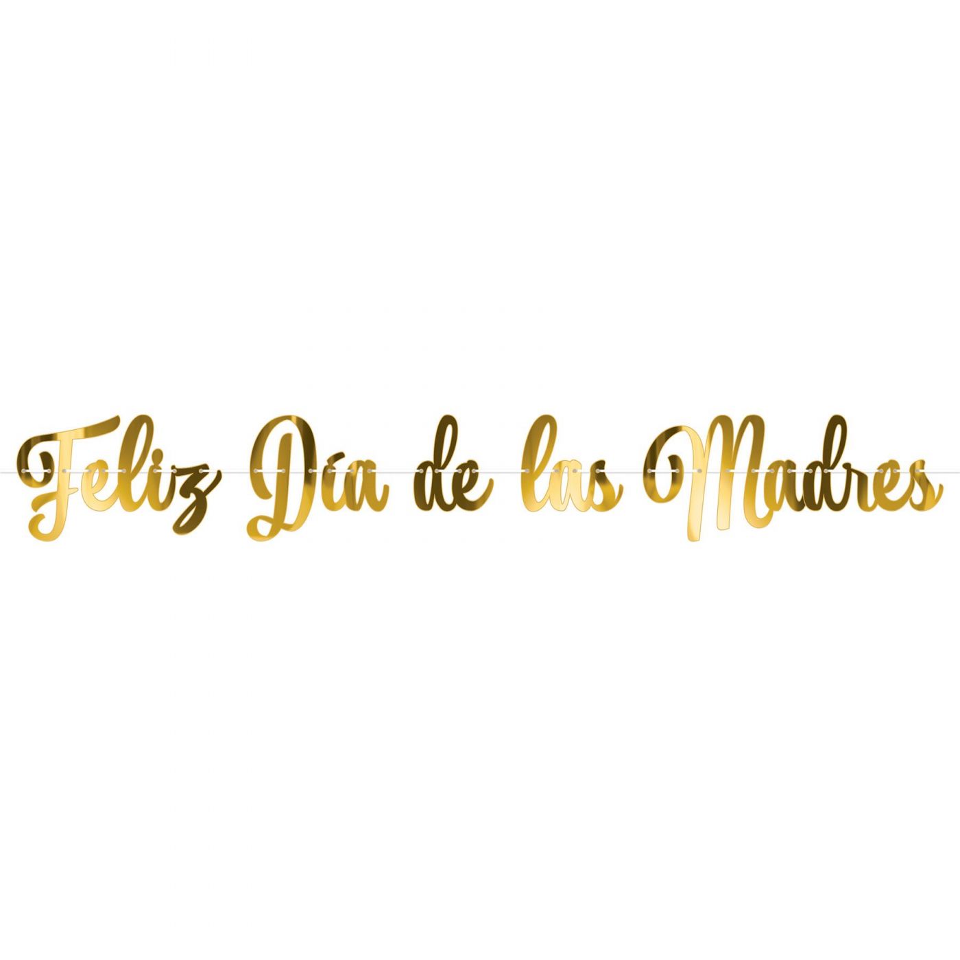 Foil Feliz Dia De La Madres Streamer (12) image