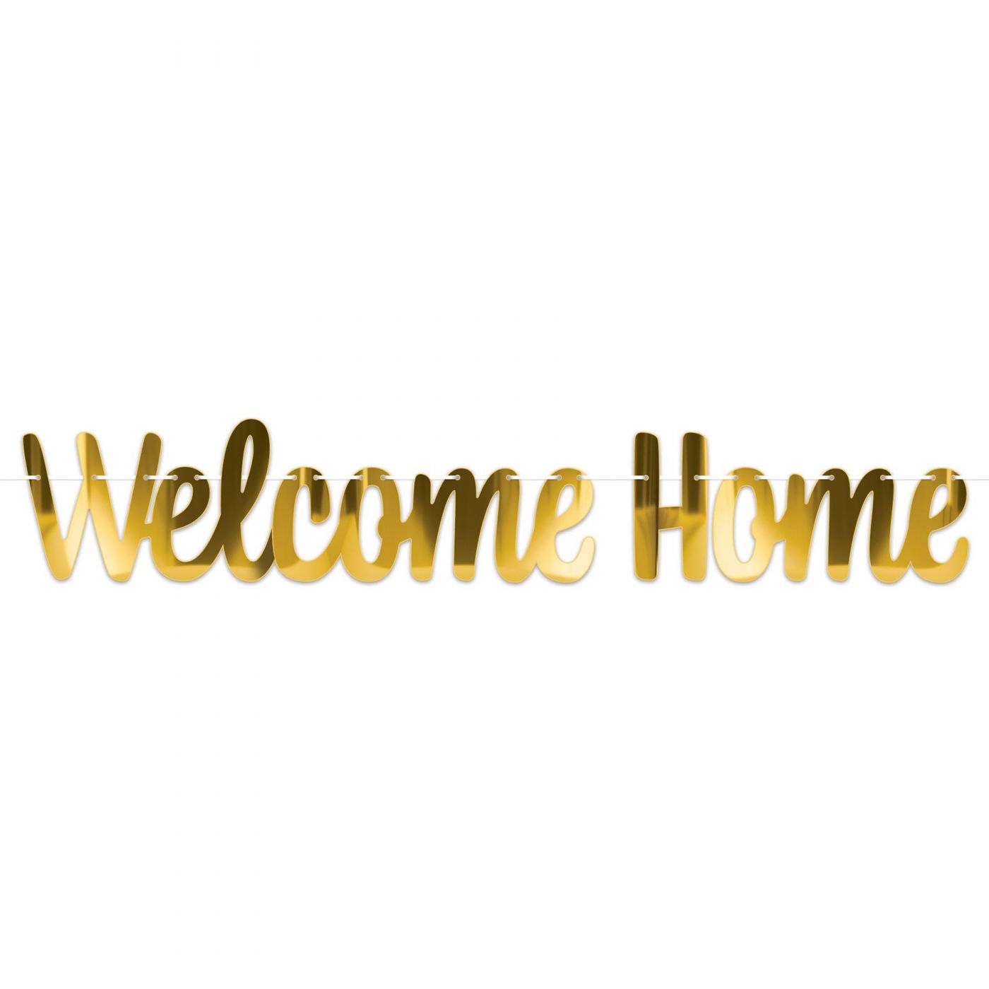 Foil Welcome Home Streamer (12) image
