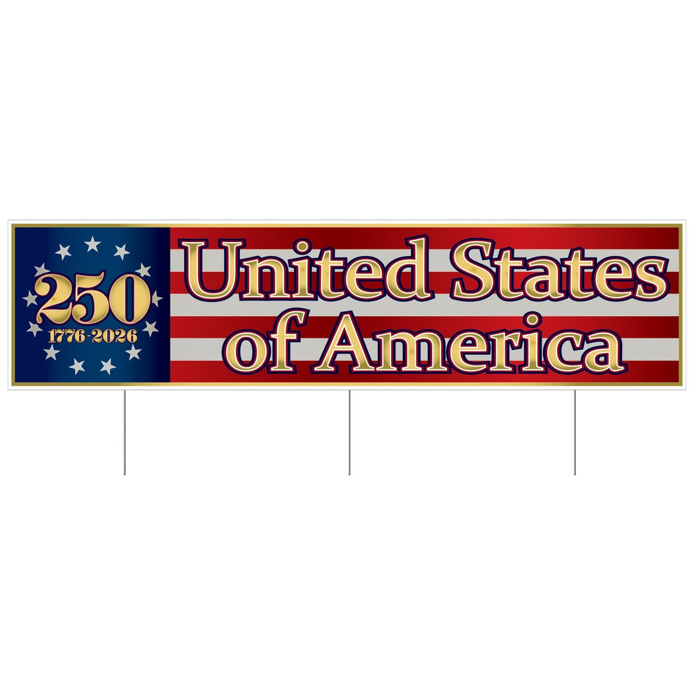 Plastic Jumbo Semiquin Yard Sign (6) image