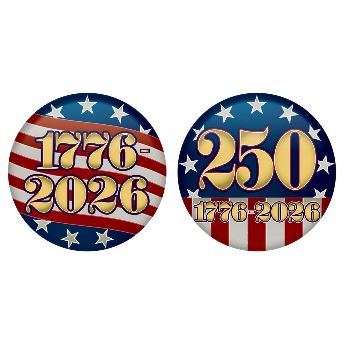 Semiquincentennial Buttons (12) image