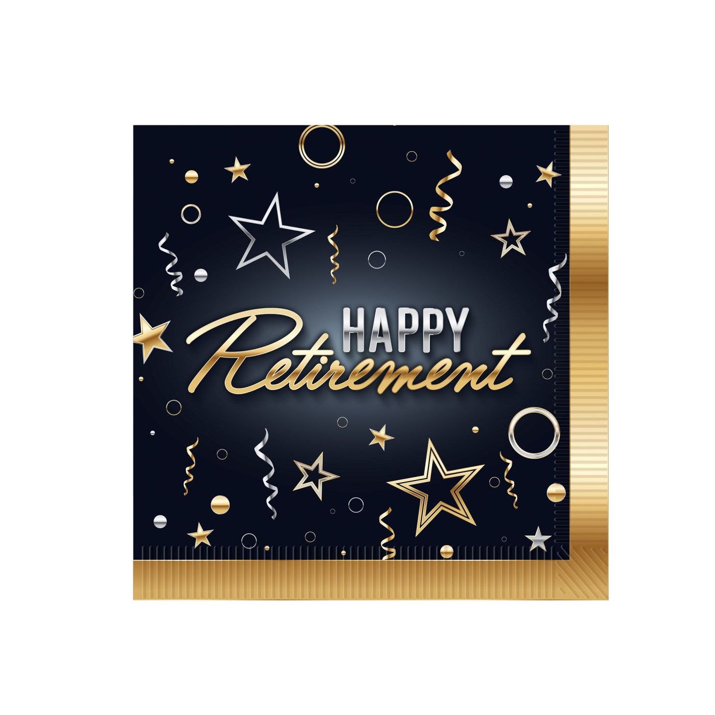 Happy Retirement Beverage Napkins (12) image