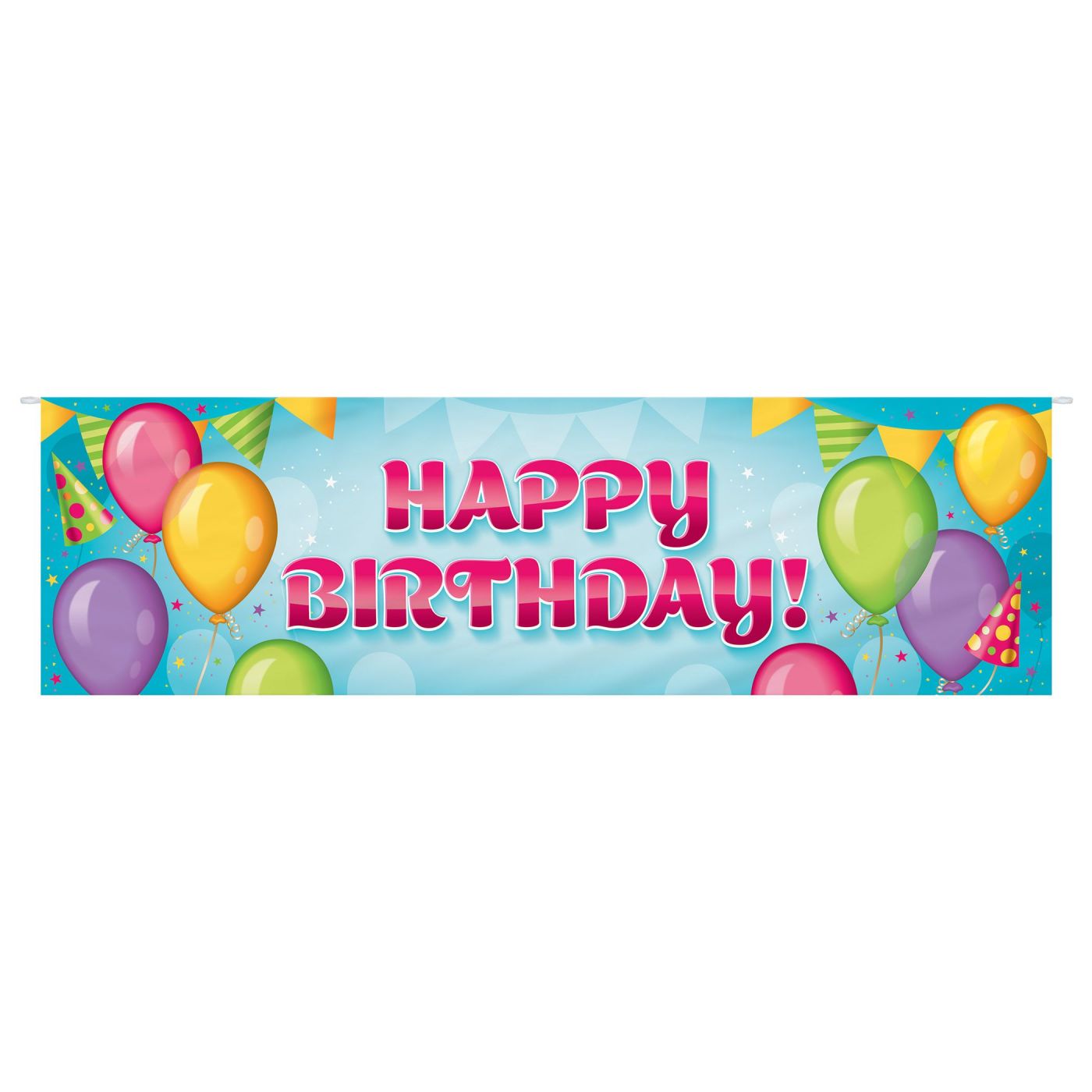 Fabric Happy Birthday Banner (12) image