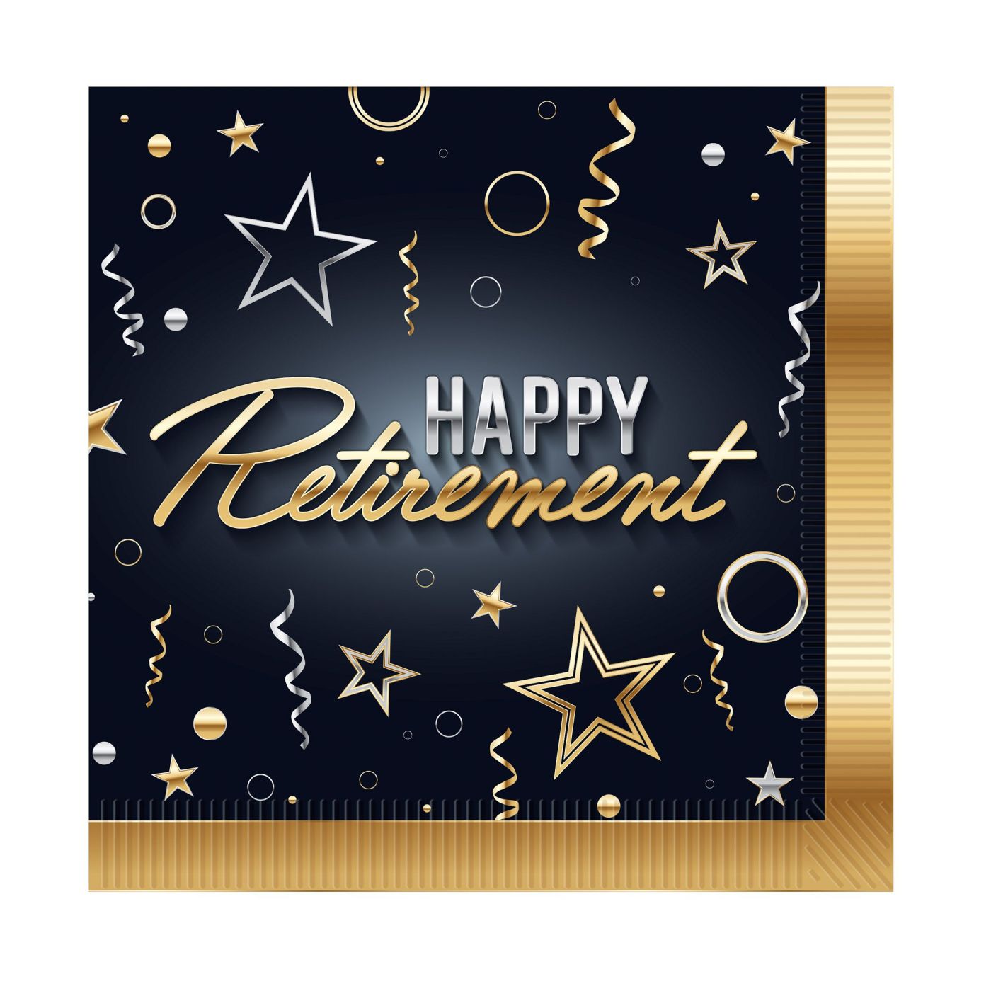 Happy Retirement Luncheon Napkins (12) image
