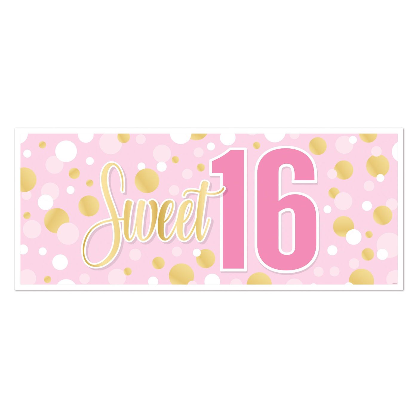 Sweet 16 Oversized Sign Banner (12) image