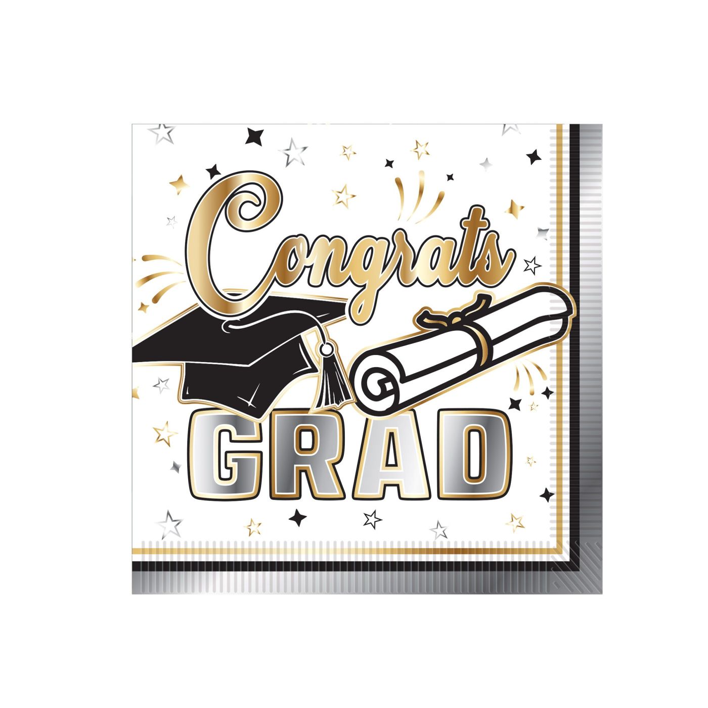 Graduation Beverage Napkins (12) image