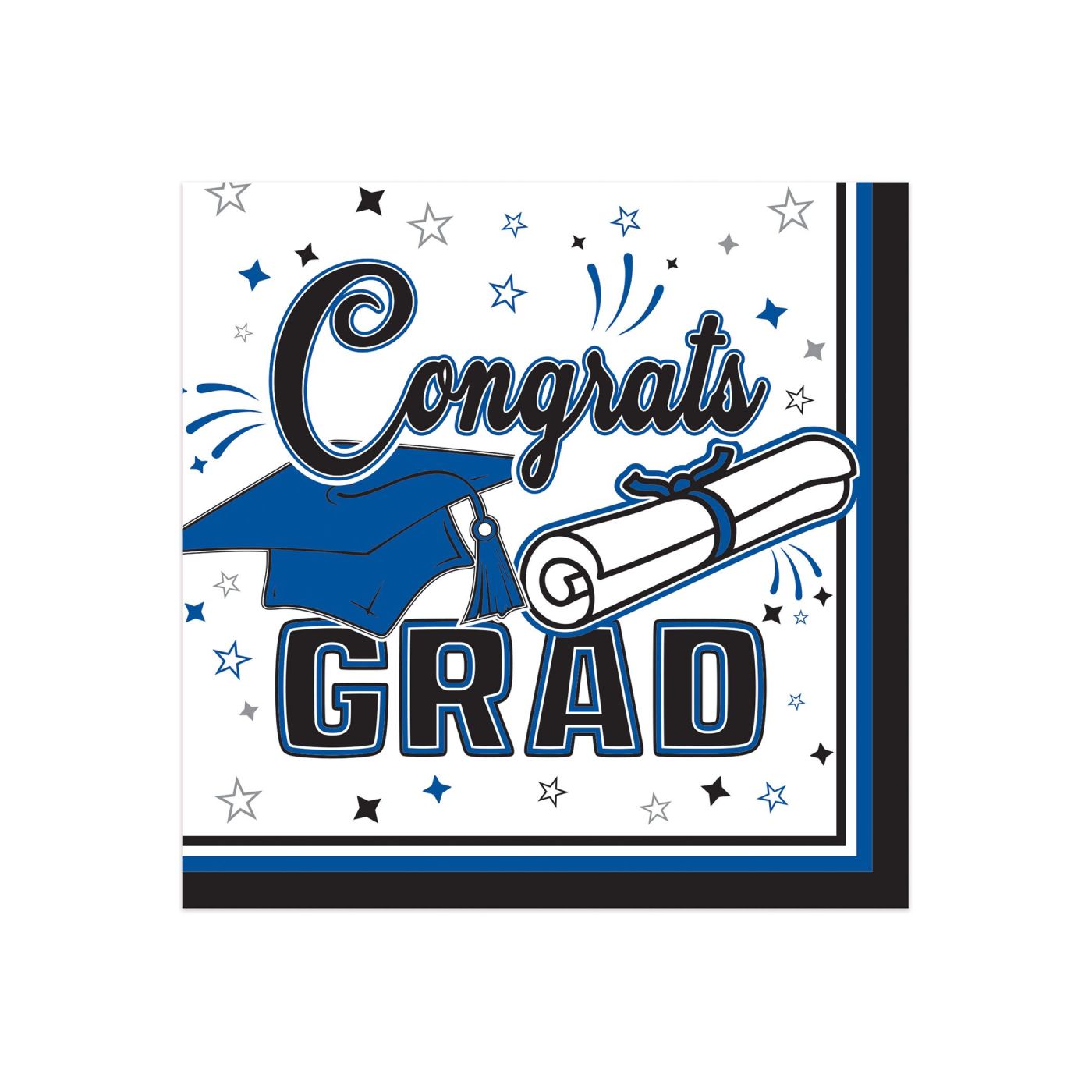 Congrats Grad Beverage Napkins (12) image