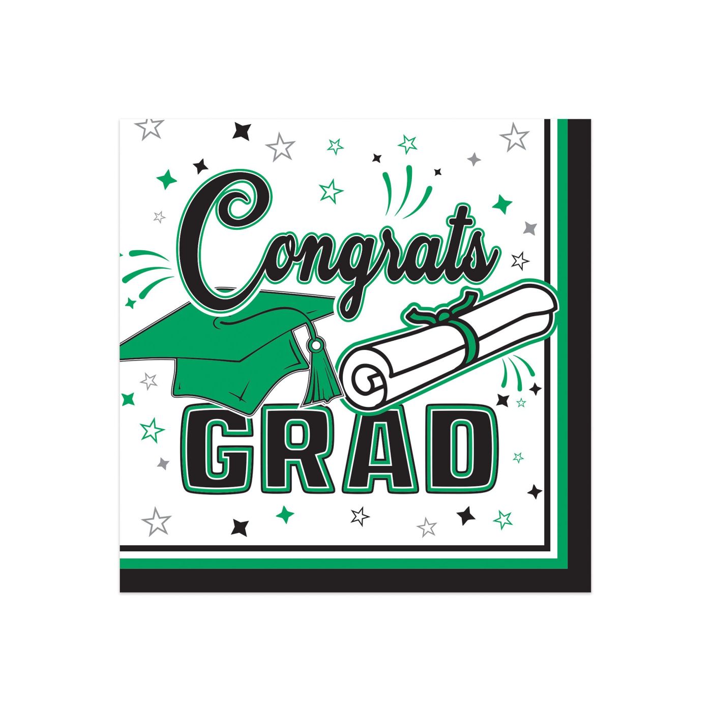 Congrats Grad Beverage Napkins (12) image