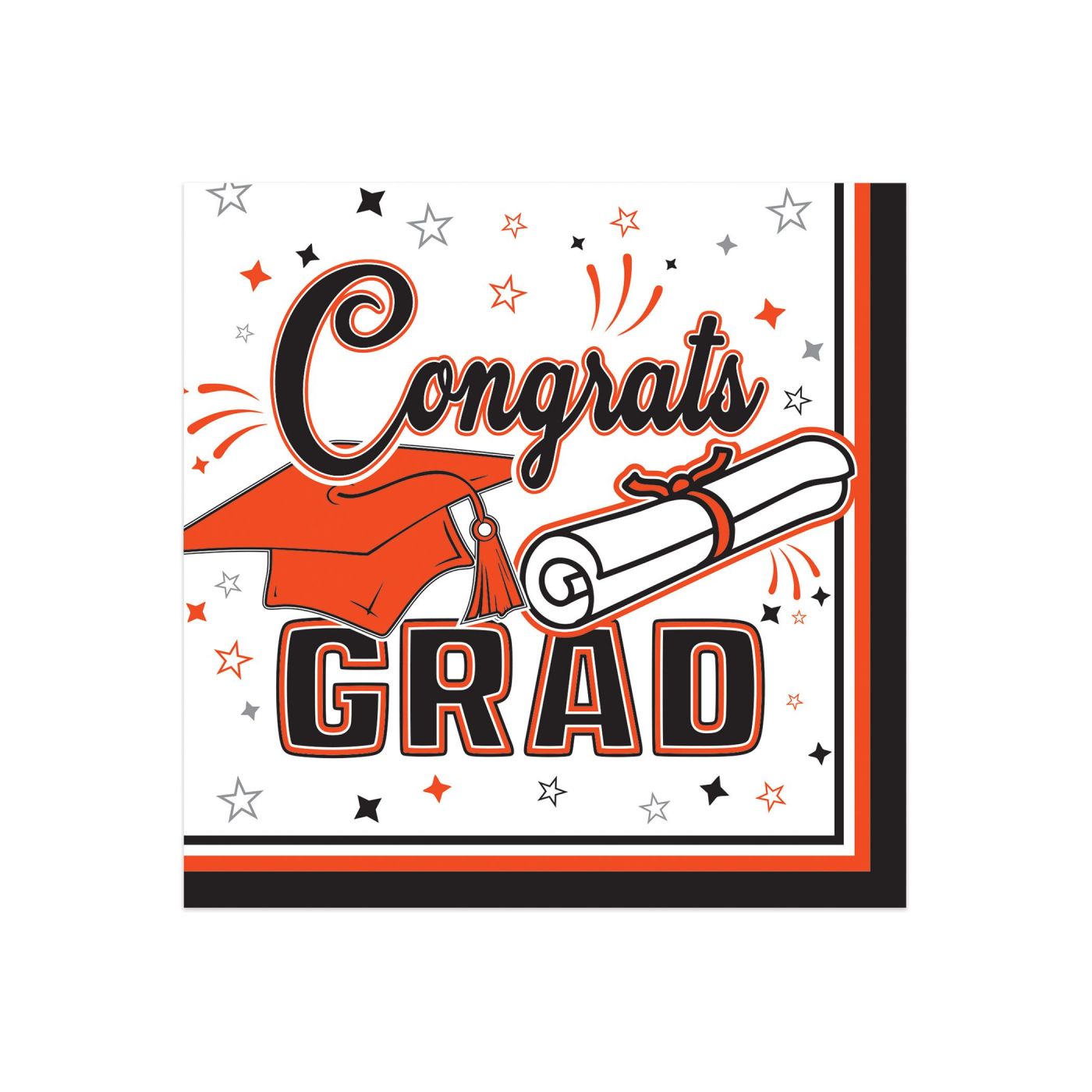 Congrats Grad Beverage Napkins (12) image