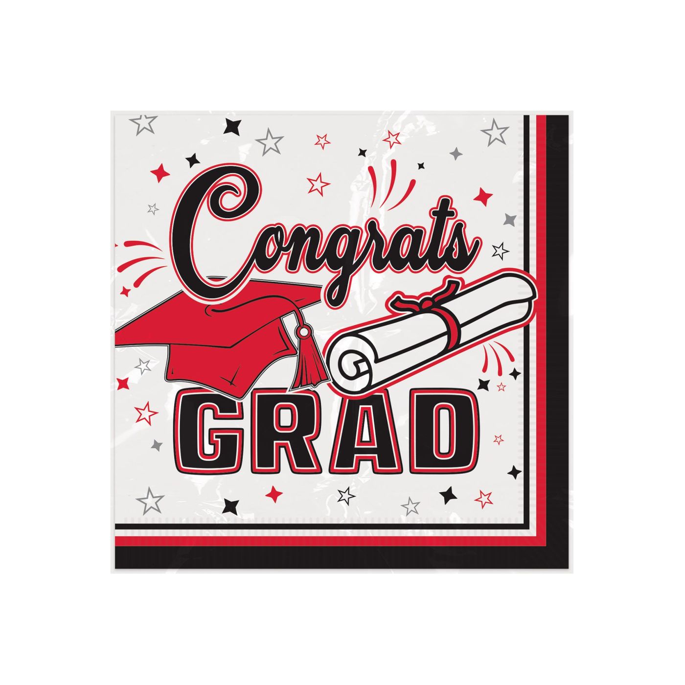 Congrats Grad Beverage Napkins (12) image