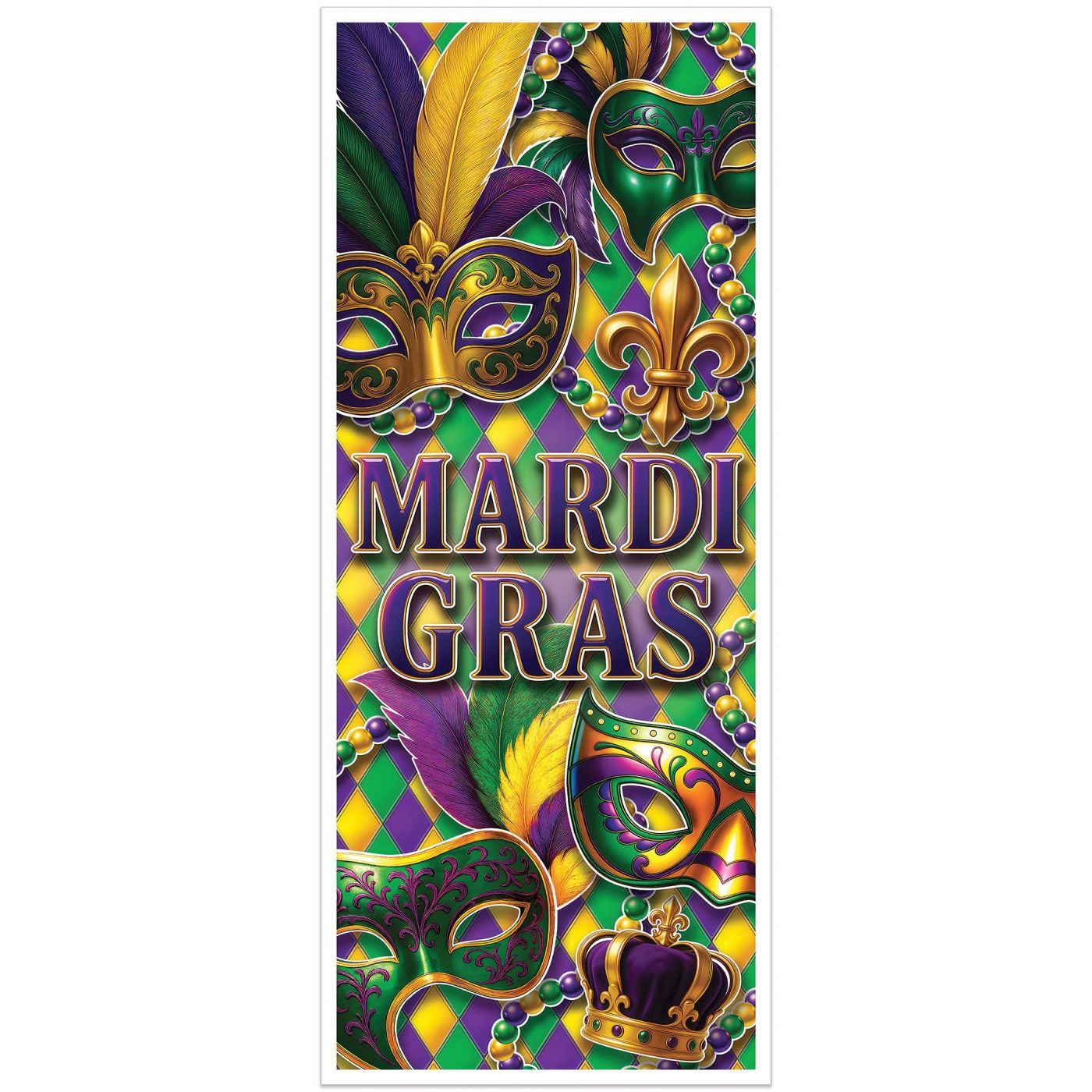Mardi Gras Door Cover (12) image