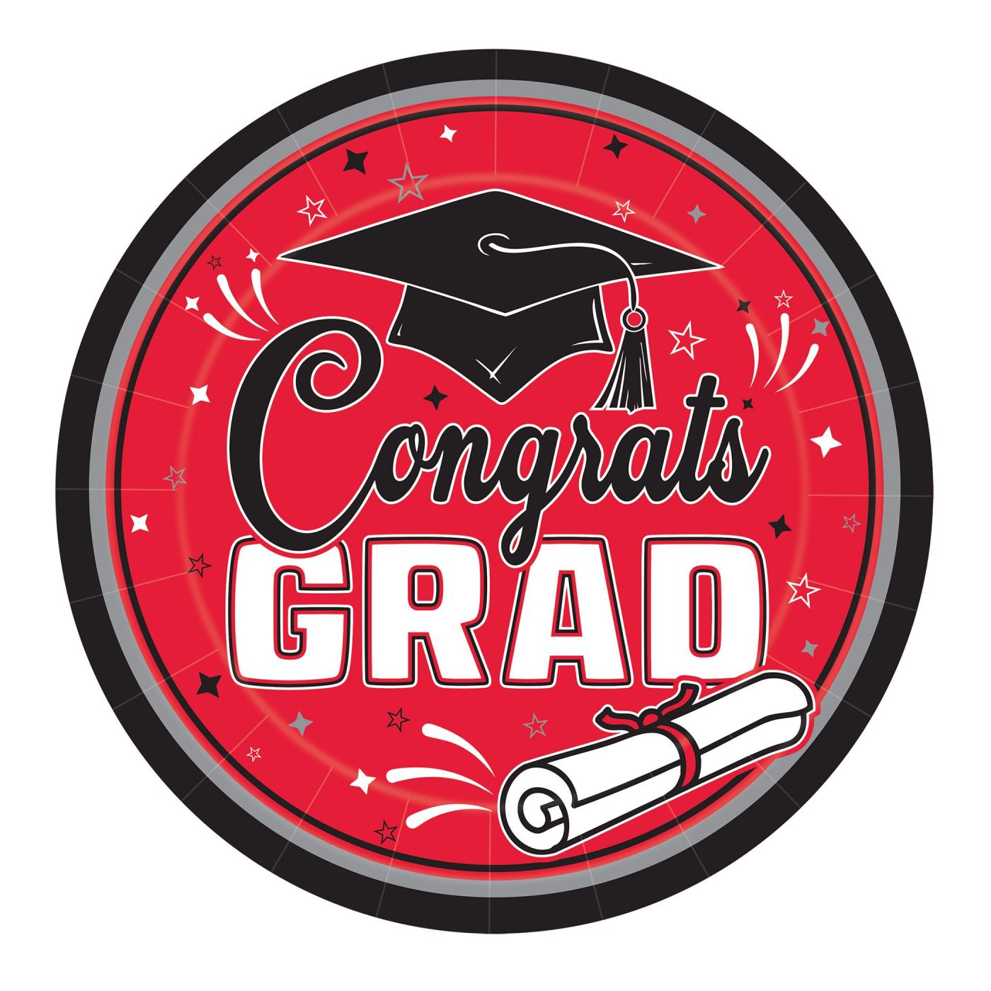 Congrats Grad Plates (12) image